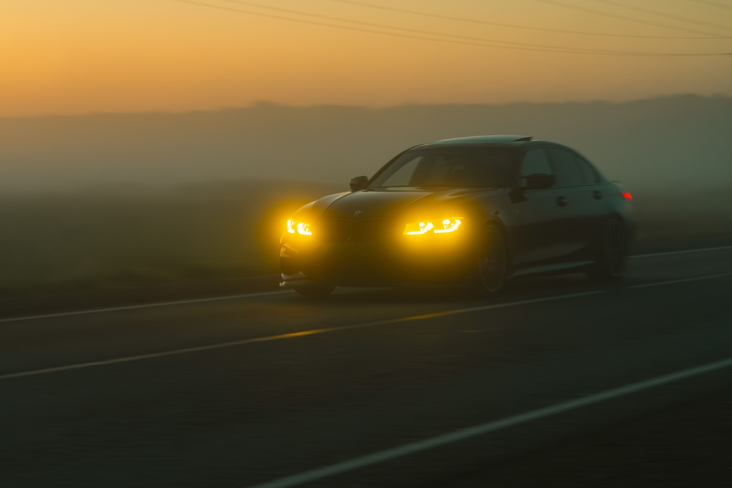 BMW 3 Series Night ed. Автомобильный фотограф в Санкт-Петербурге