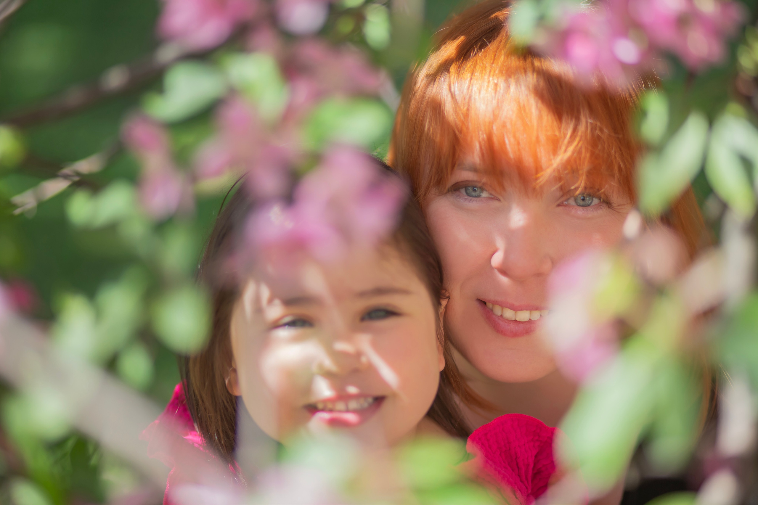 Фотопрогулка-яблони розовые. Семейный и детский фотограф в Москве и МО — Александра