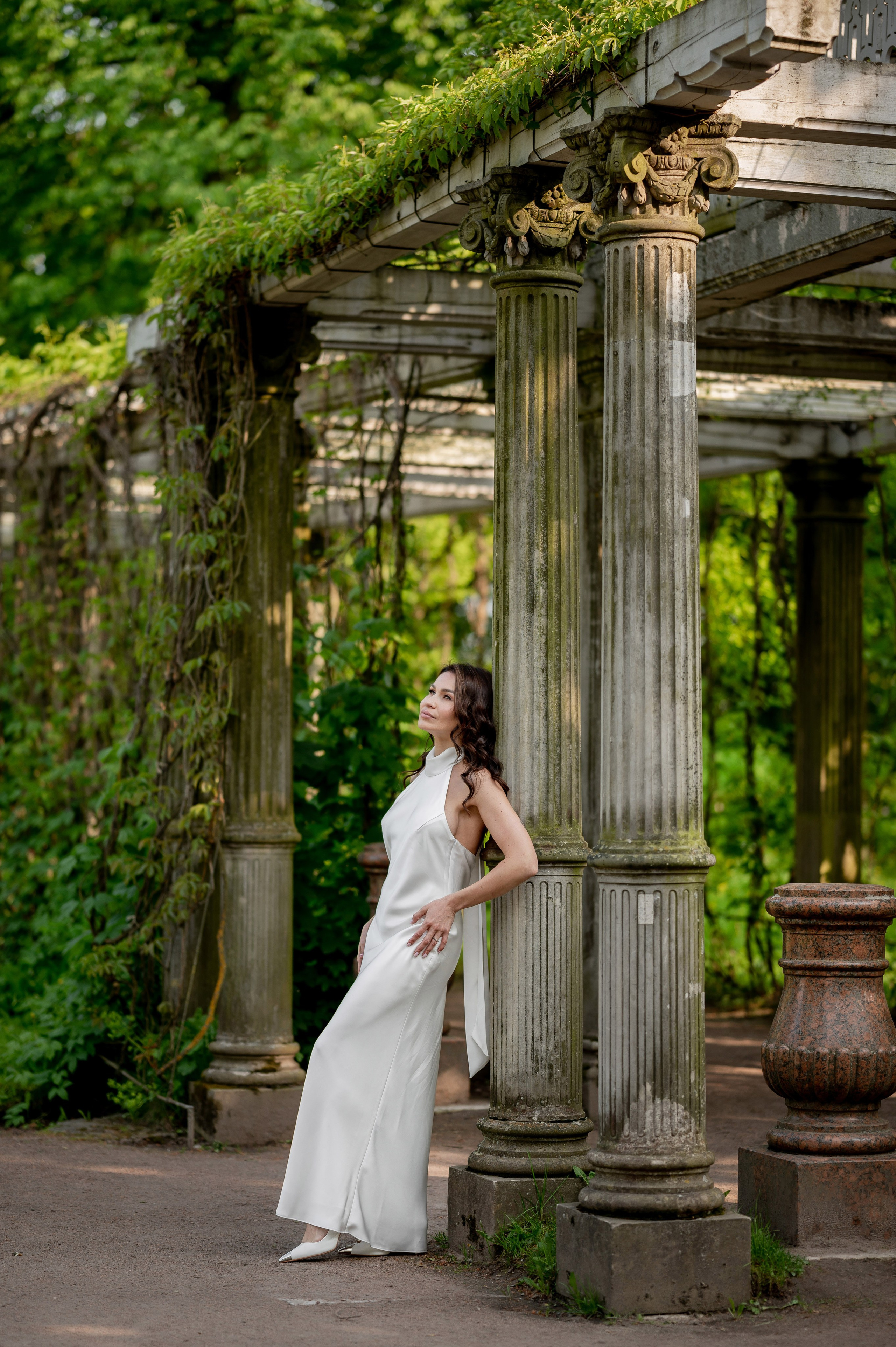 Алина и Алексей (прогулка на кабриолете, Академия Художеств, Екатерининский парк в Пушкине). Портретный, семейный и свадебный фотограф в Санкт-Петербурге и в Пушкине Ширяев Денис