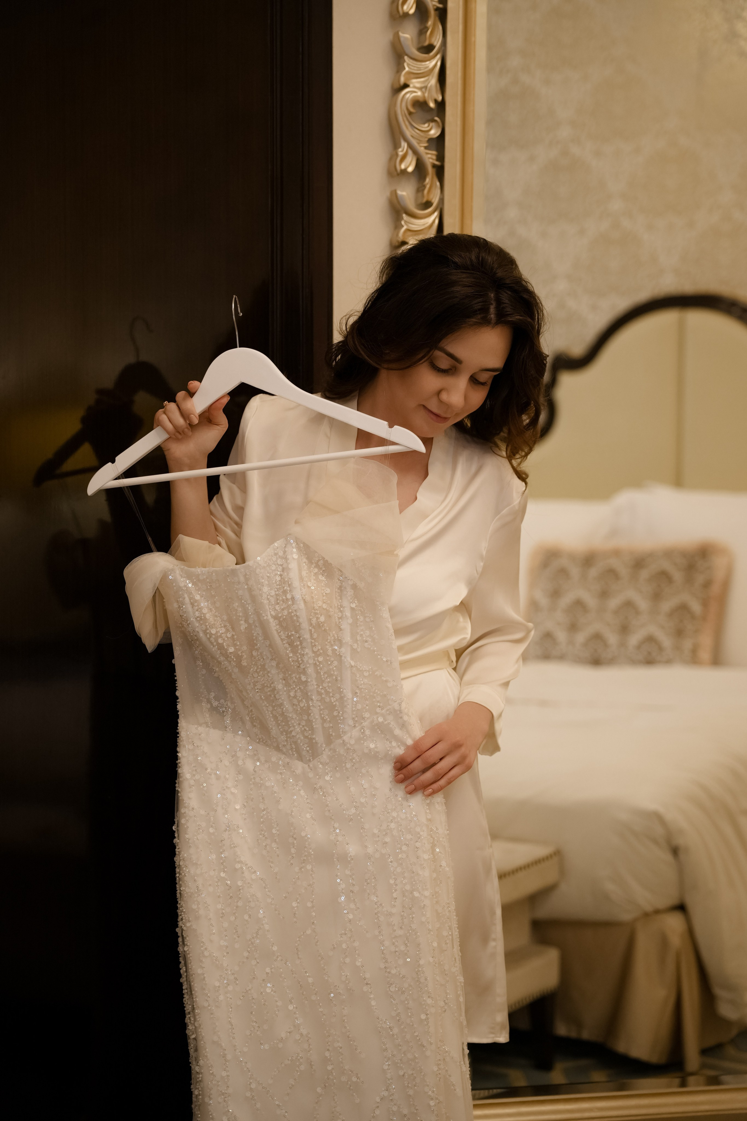 Свадебная Фотосессия утра невесты и жениха в отеле St.Regis и прогулка в усадьбе Царицыно