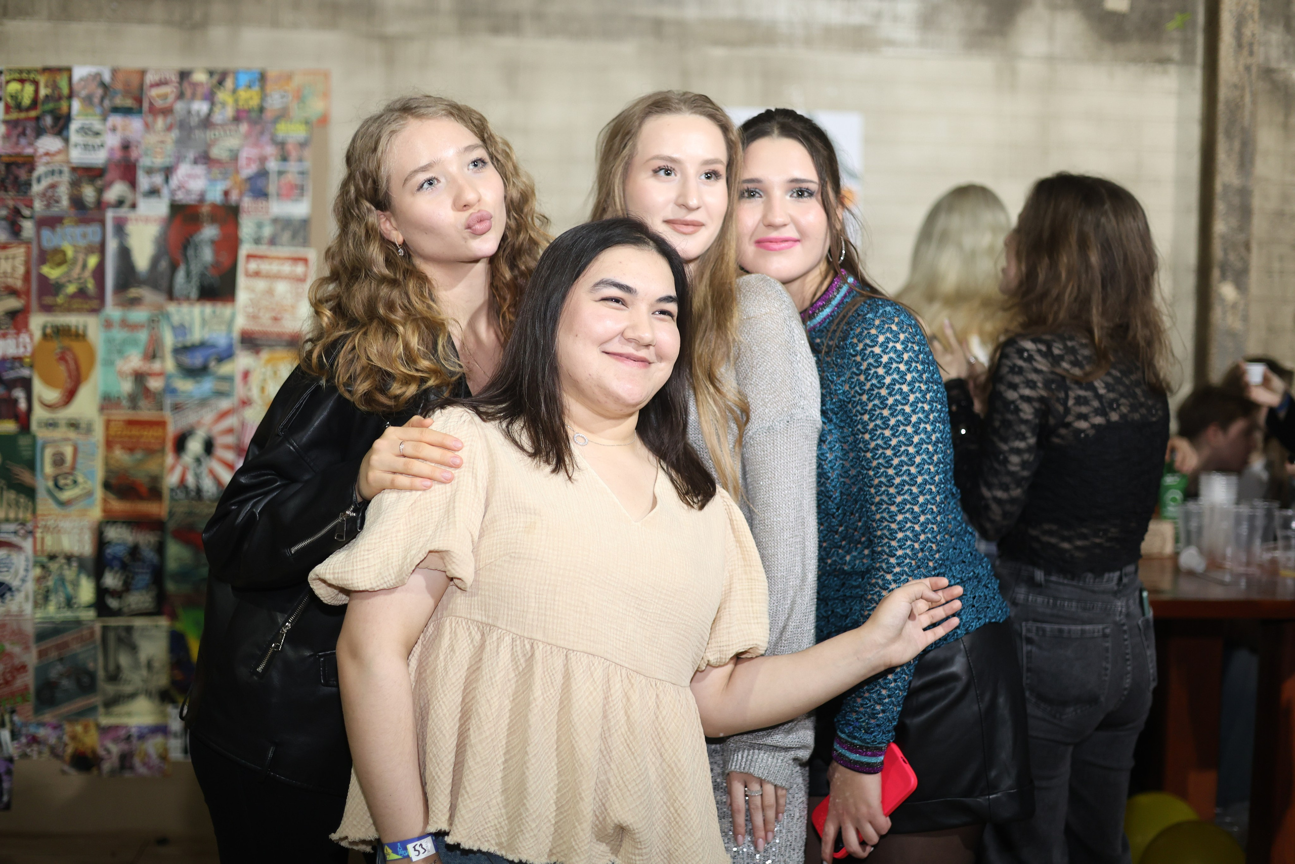 Student american-style party. Mintonov's Film Studio