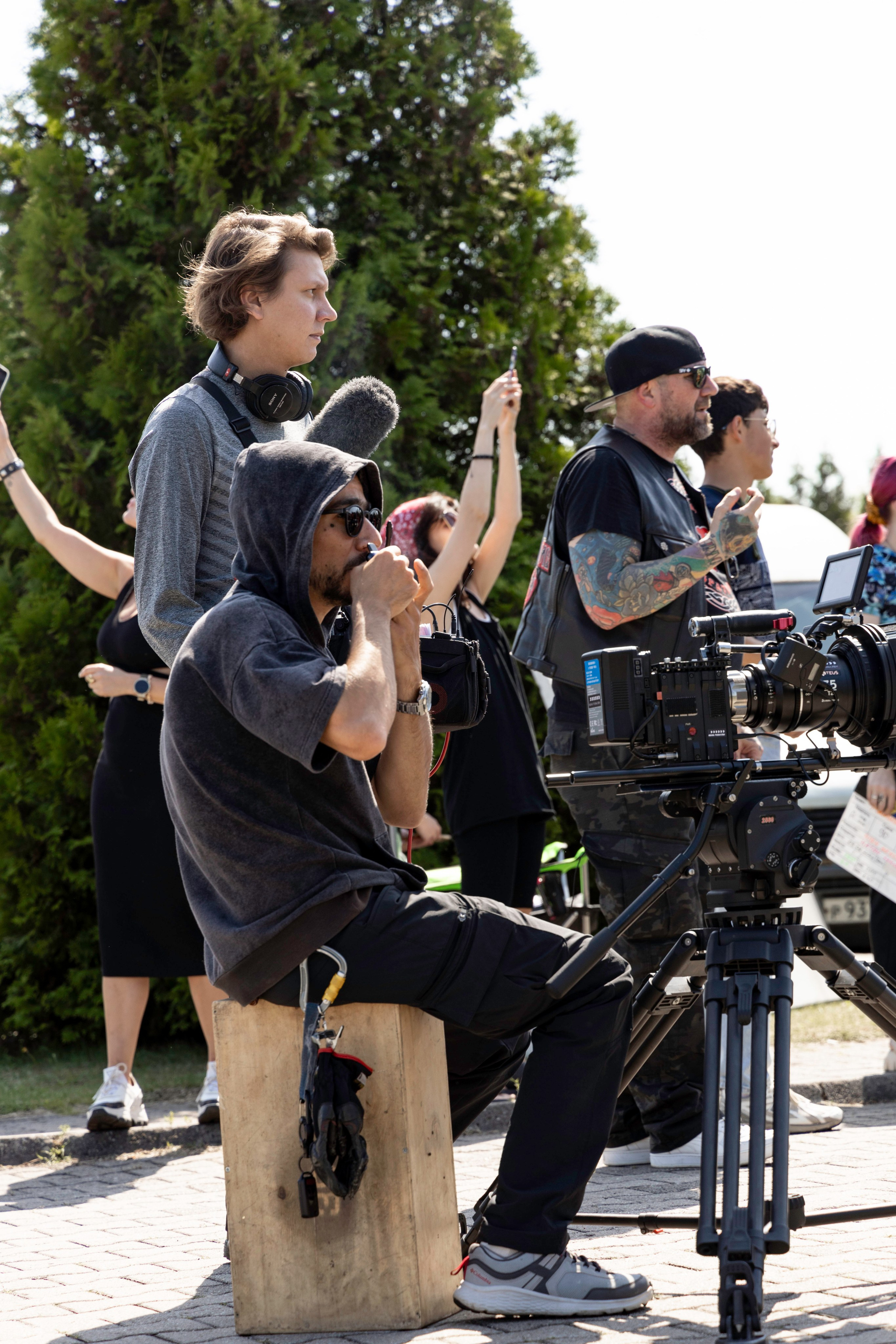 Бэкстэйдж докуметального фильма «Мой папа герой». Olya Posnimay