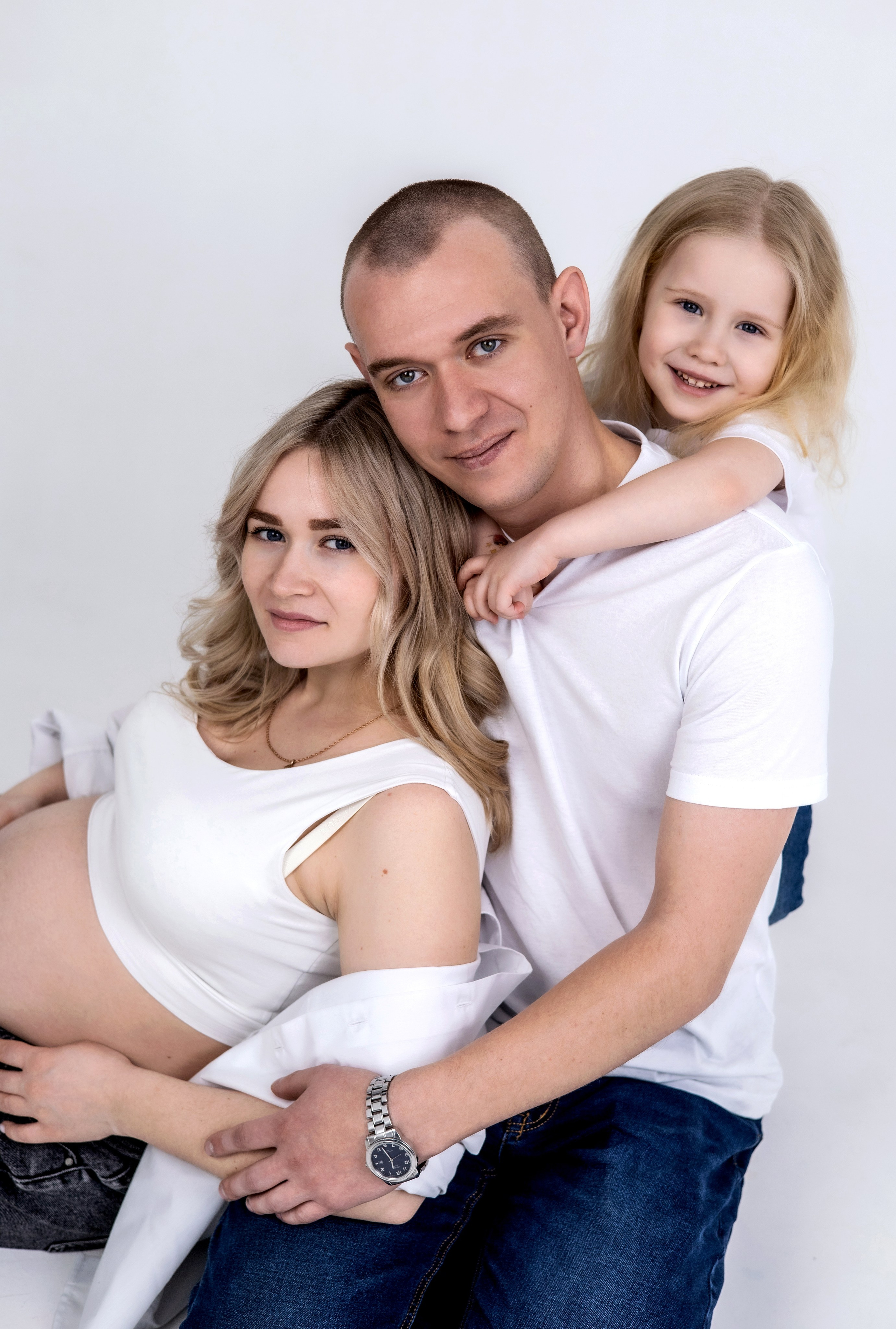 Наташа и семья. Фотограф Надежда Лукьянова