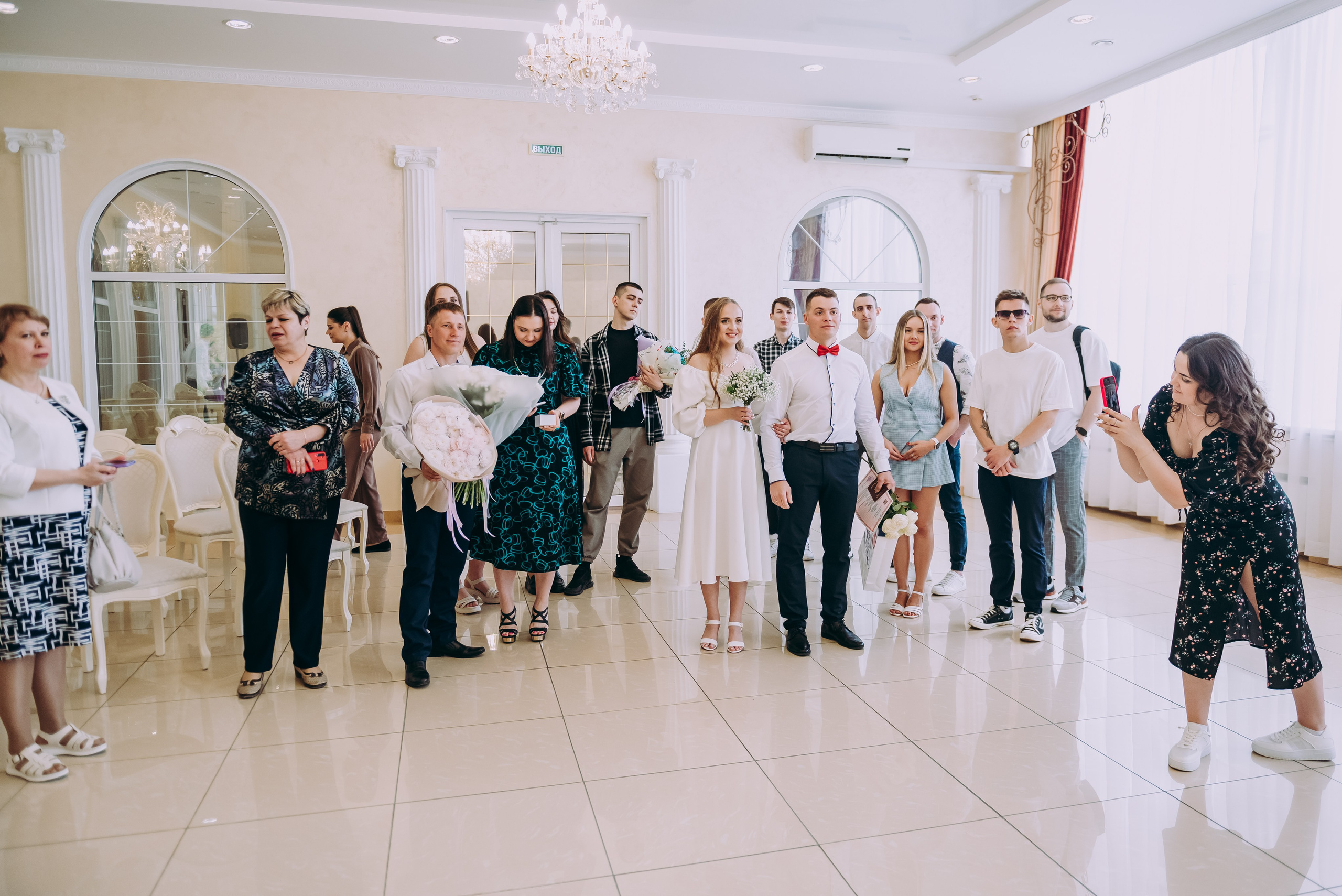 Свадебная фотосессия в центральном загсе в г. Кемерово