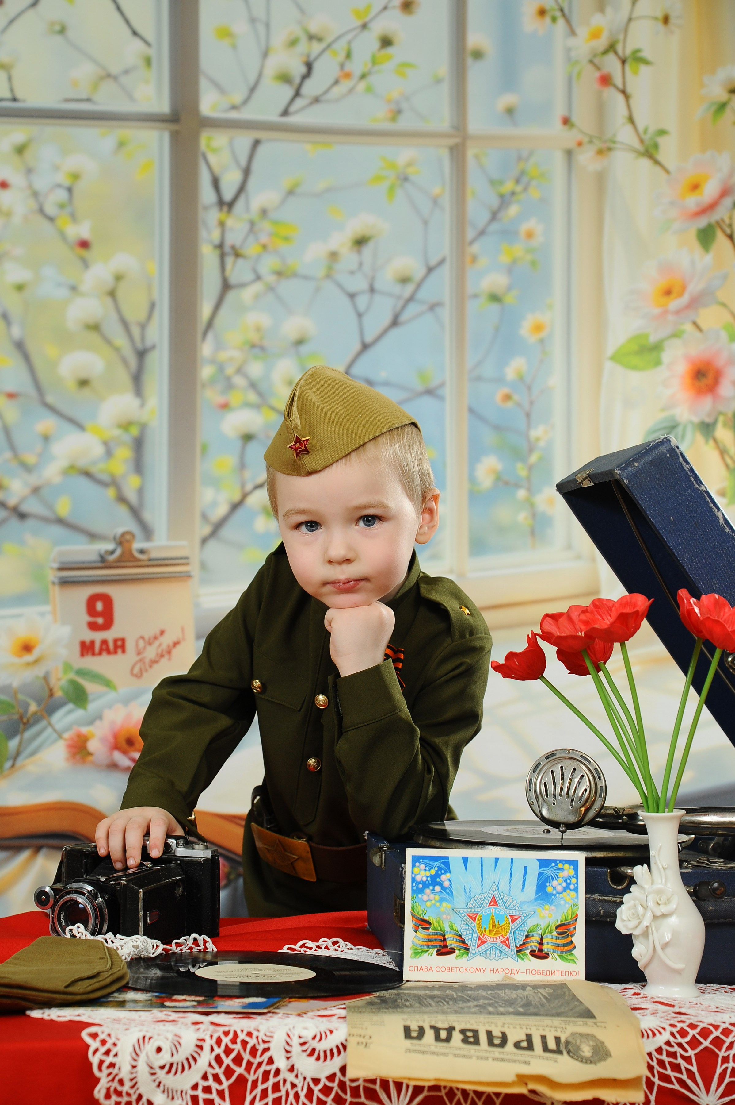 День Победы Весна 25. Детский портрет
