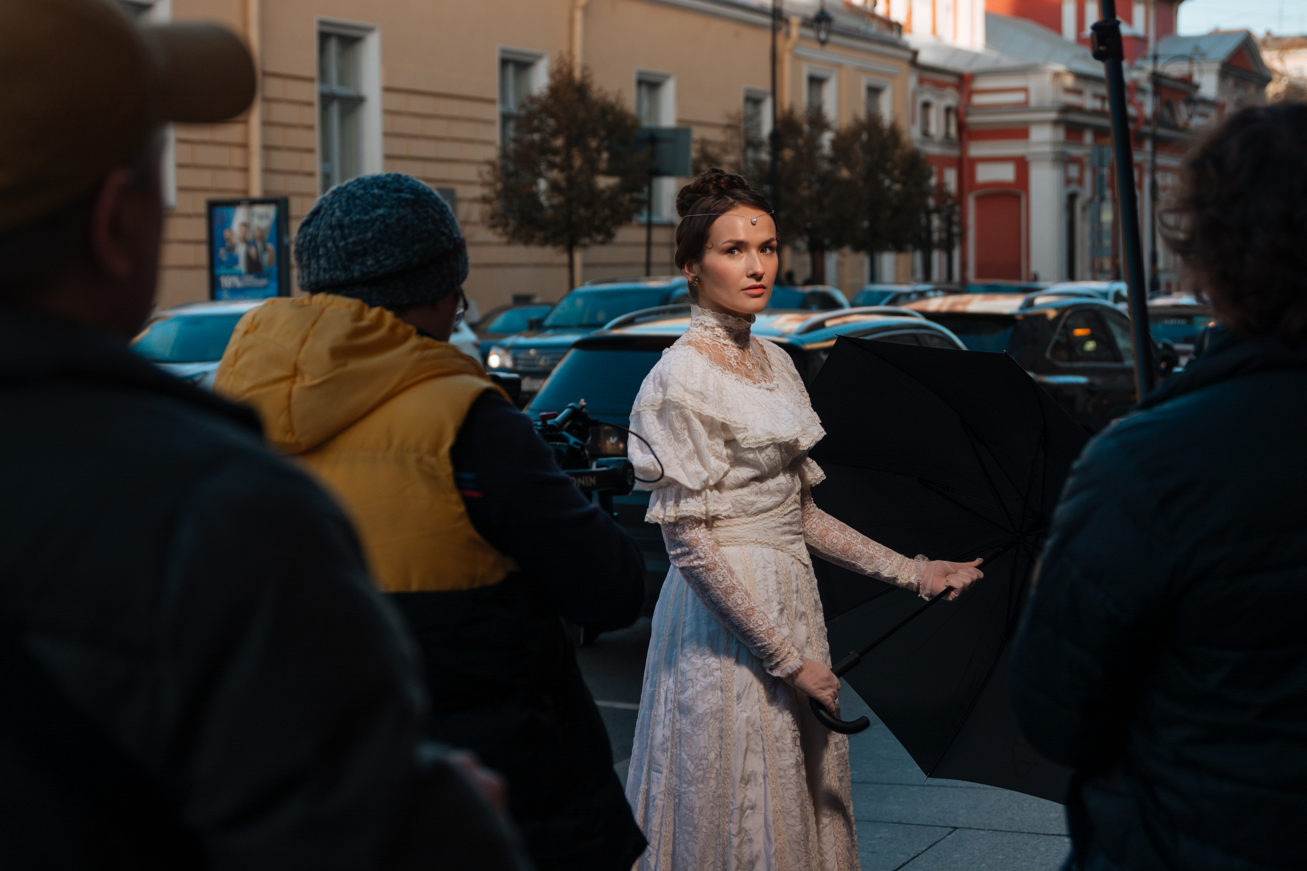 Пушкин в отеле «Оболенский». Съёмка ролика для конкурса. Портретный фотограф в Санкт-Петербурге Дмитриева Наталия
