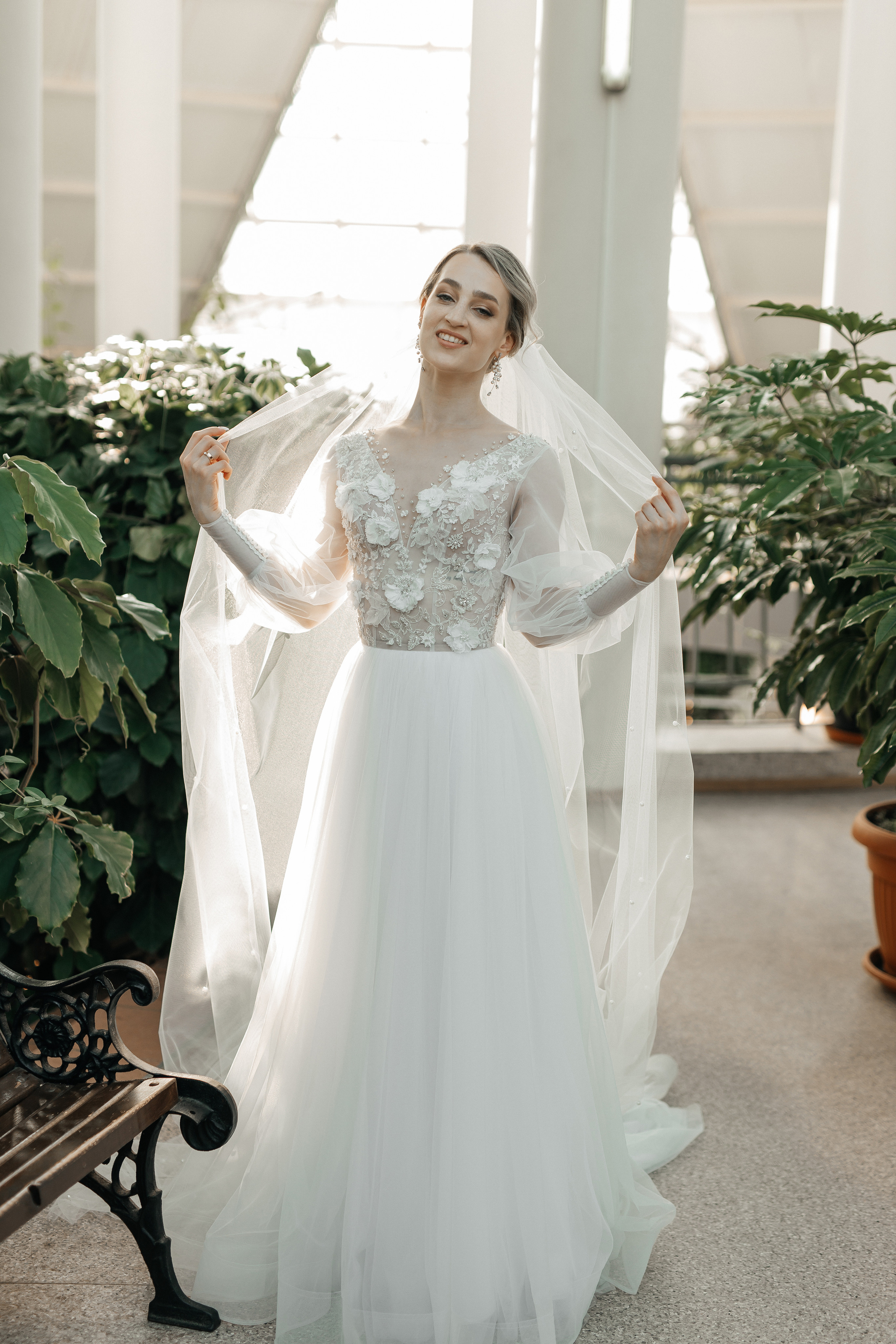 Зимняя сказка в оранжерее. Polovinka.Photo — Свадебный и семейный фотограф Минск