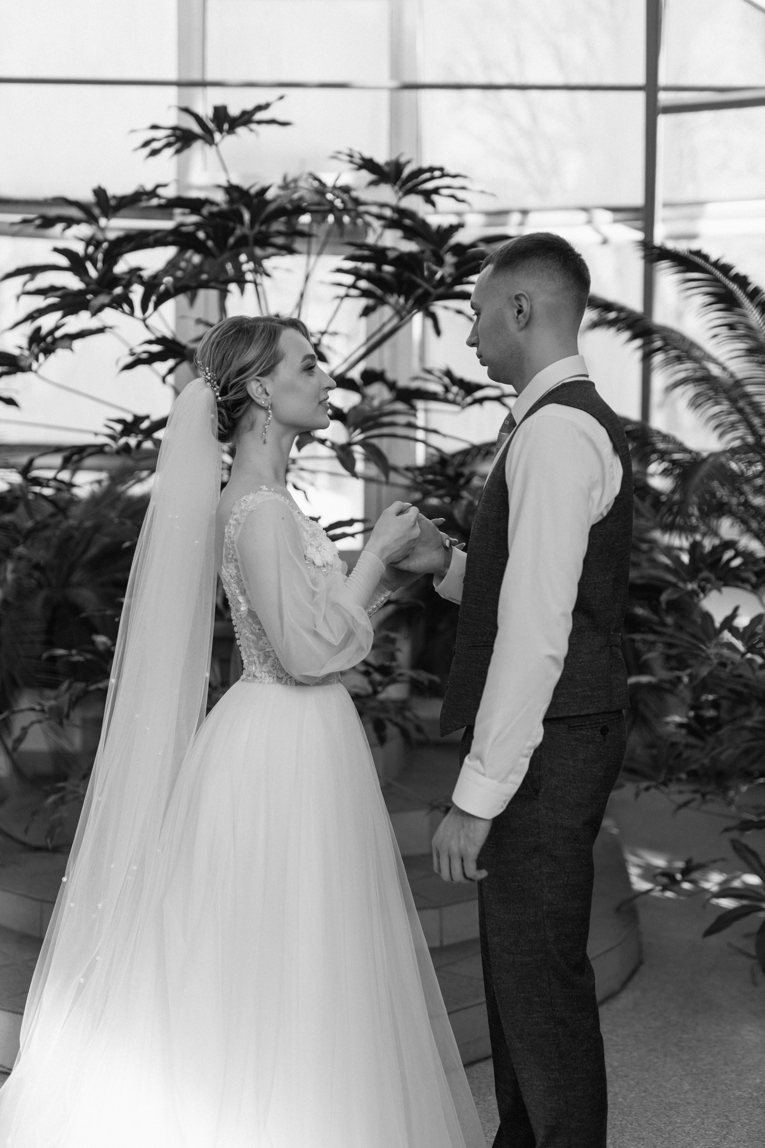 Зимняя сказка в оранжерее. Polovinka.Photo — Свадебный и семейный фотограф Минск