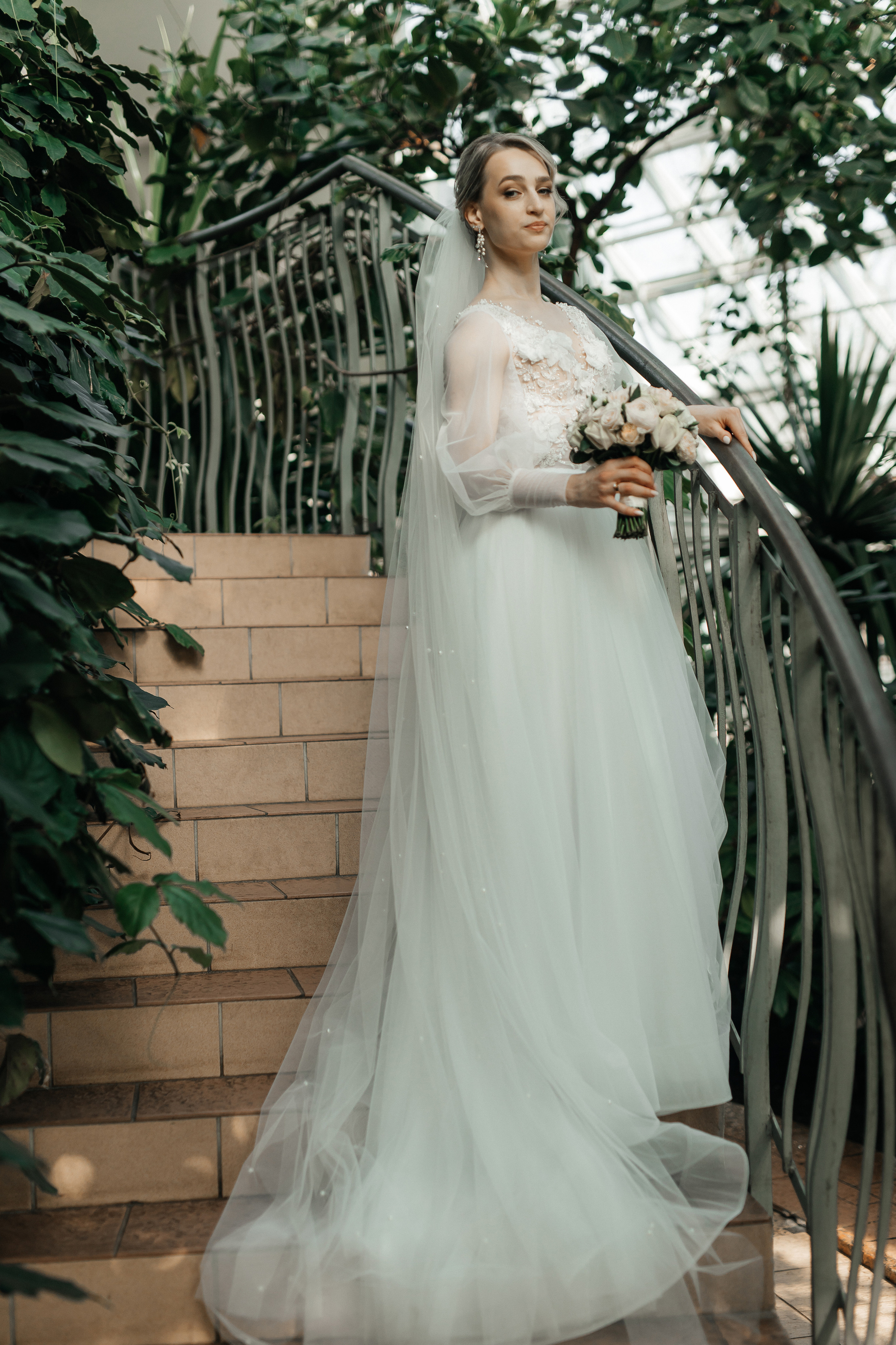 Зимняя сказка в оранжерее. Polovinka.Photo — Свадебный и семейный фотограф Минск