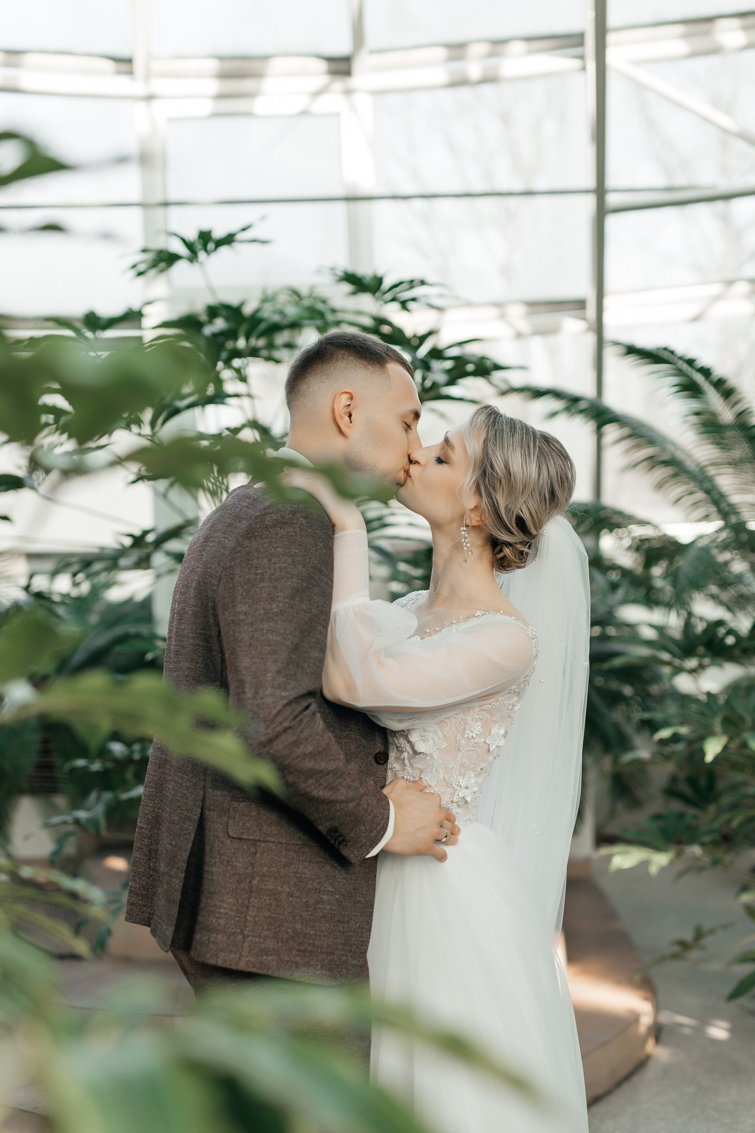 Зимняя сказка в оранжерее. Polovinka.Photo — Свадебный и семейный фотограф Минск