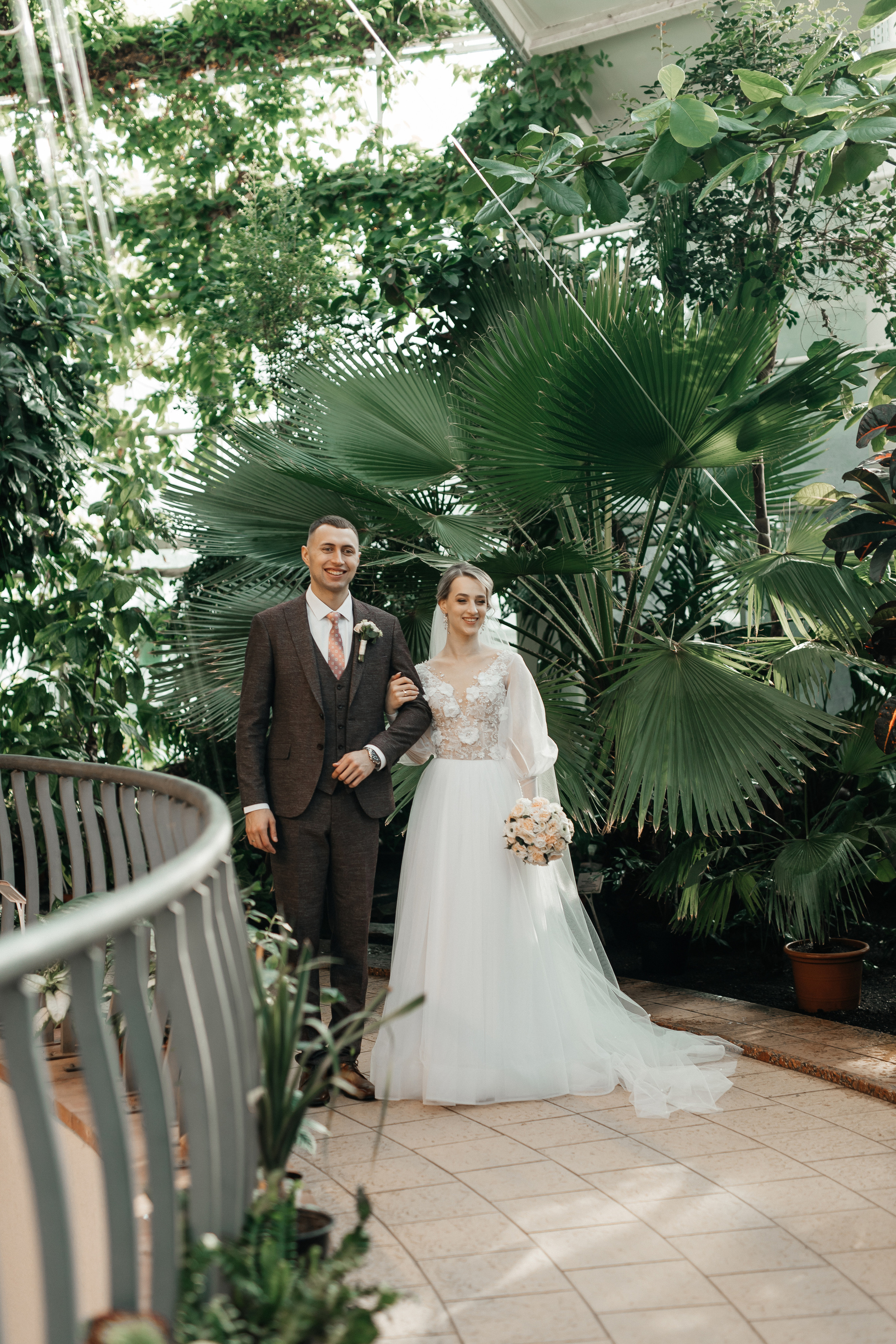 Зимняя сказка в оранжерее. Polovinka.Photo — Свадебный и семейный фотограф Минск