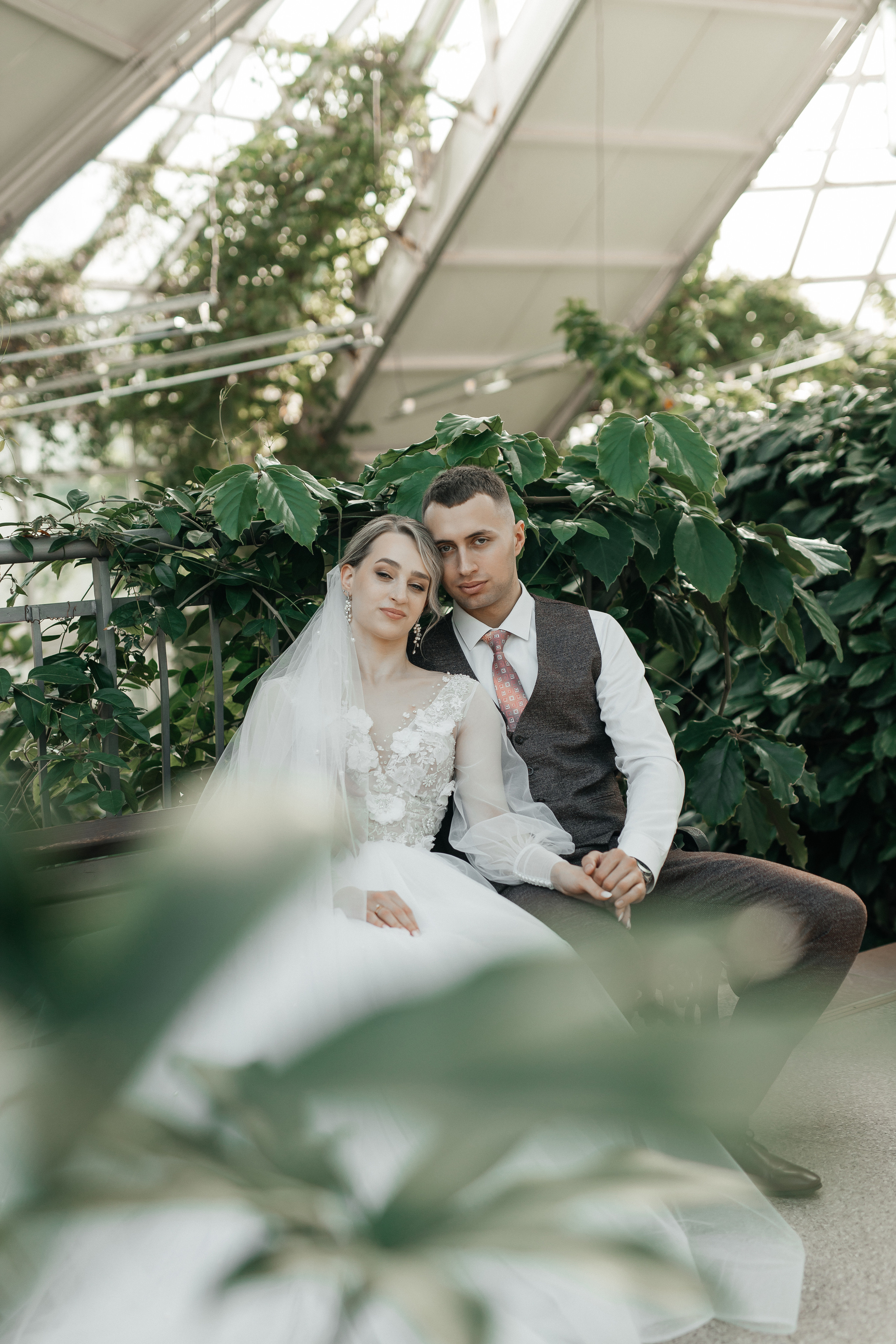 Зимняя сказка в оранжерее. Polovinka.Photo — Свадебный и семейный фотограф Минск