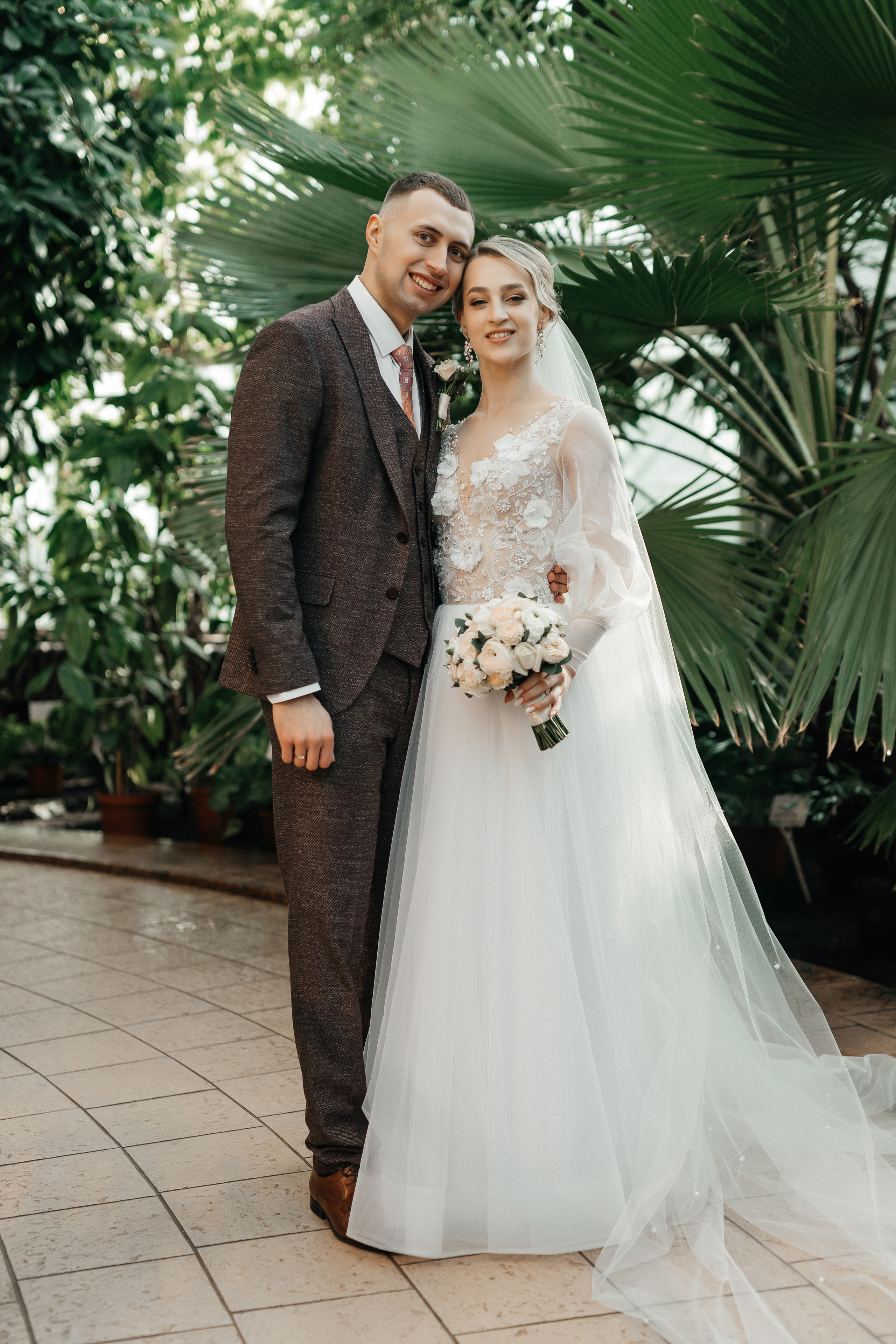 Зимняя сказка в оранжерее. Polovinka.Photo — Свадебный и семейный фотограф Минск