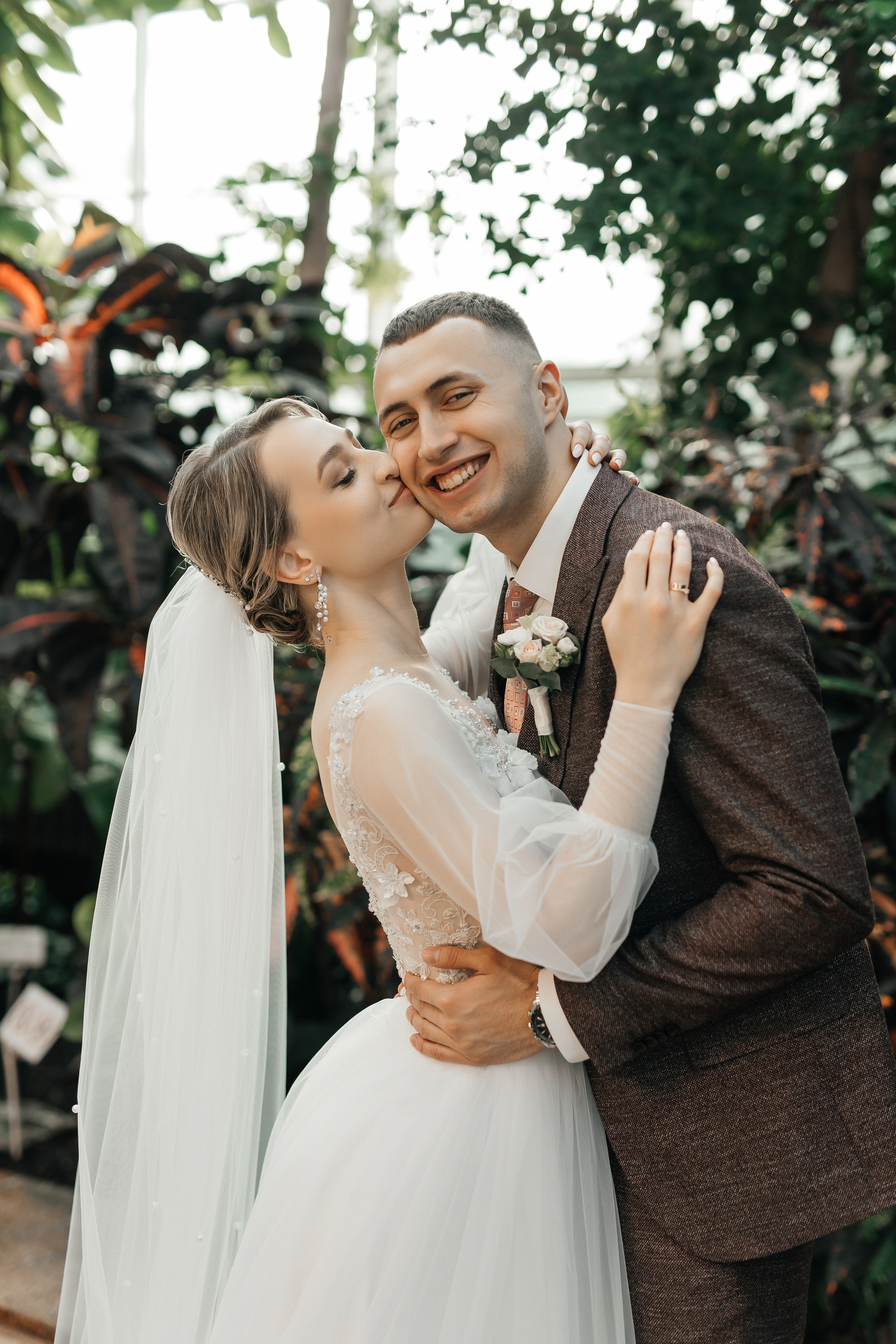 Зимняя сказка в оранжерее. Polovinka.Photo — Свадебный и семейный фотограф Минск