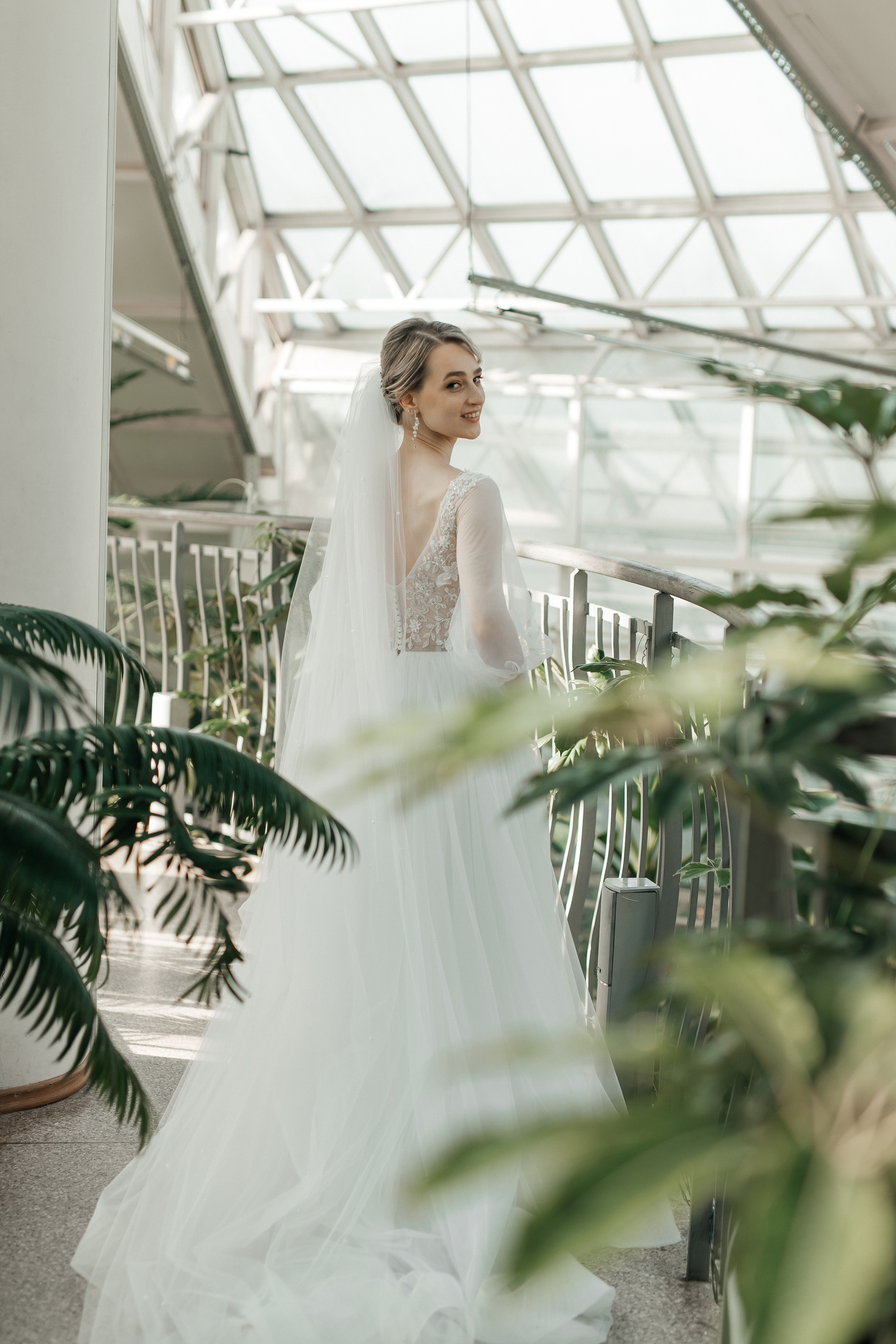 Зимняя сказка в оранжерее. Polovinka.Photo — Свадебный и семейный фотограф Минск