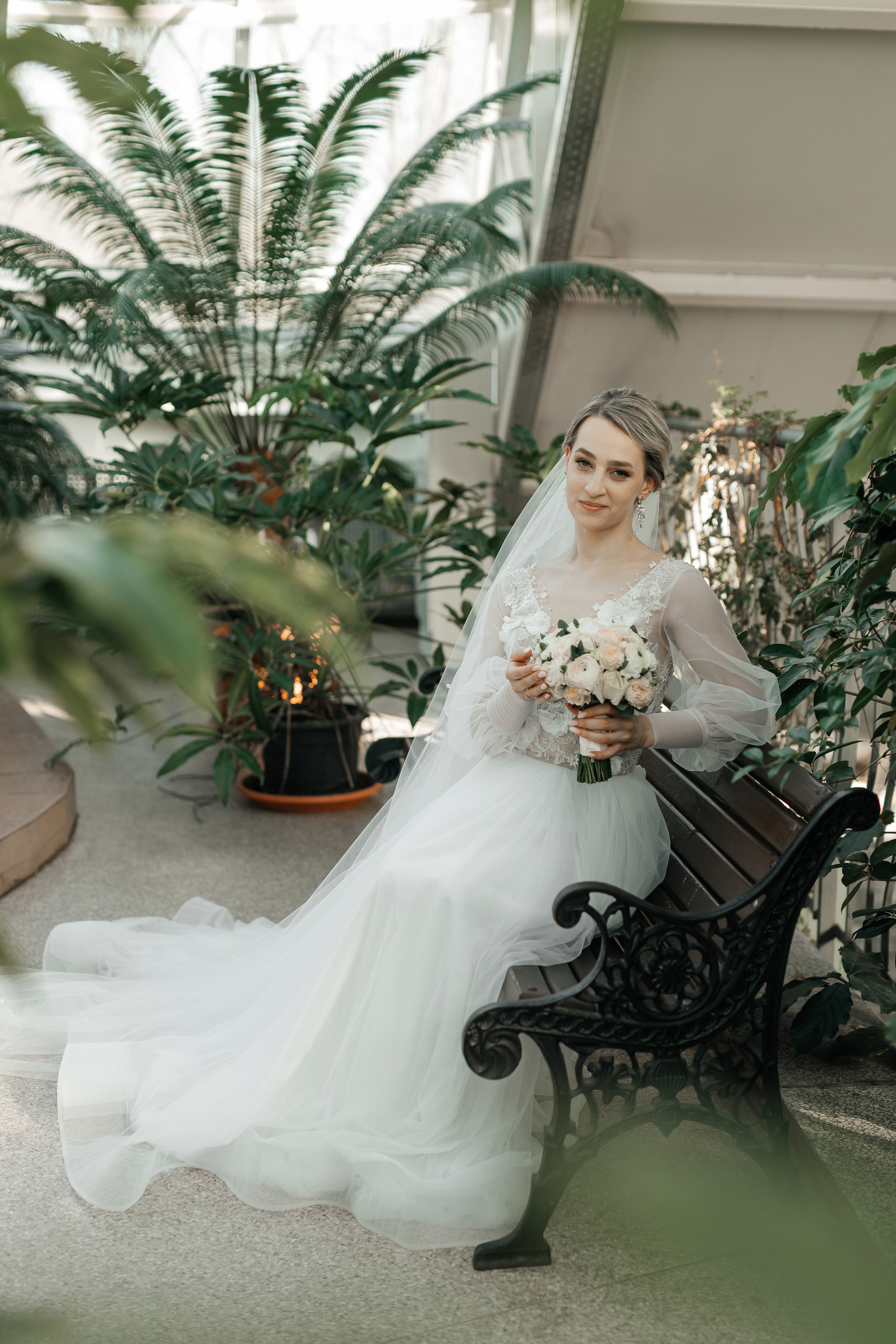 Зимняя сказка в оранжерее. Polovinka.Photo — Свадебный и семейный фотограф Минск