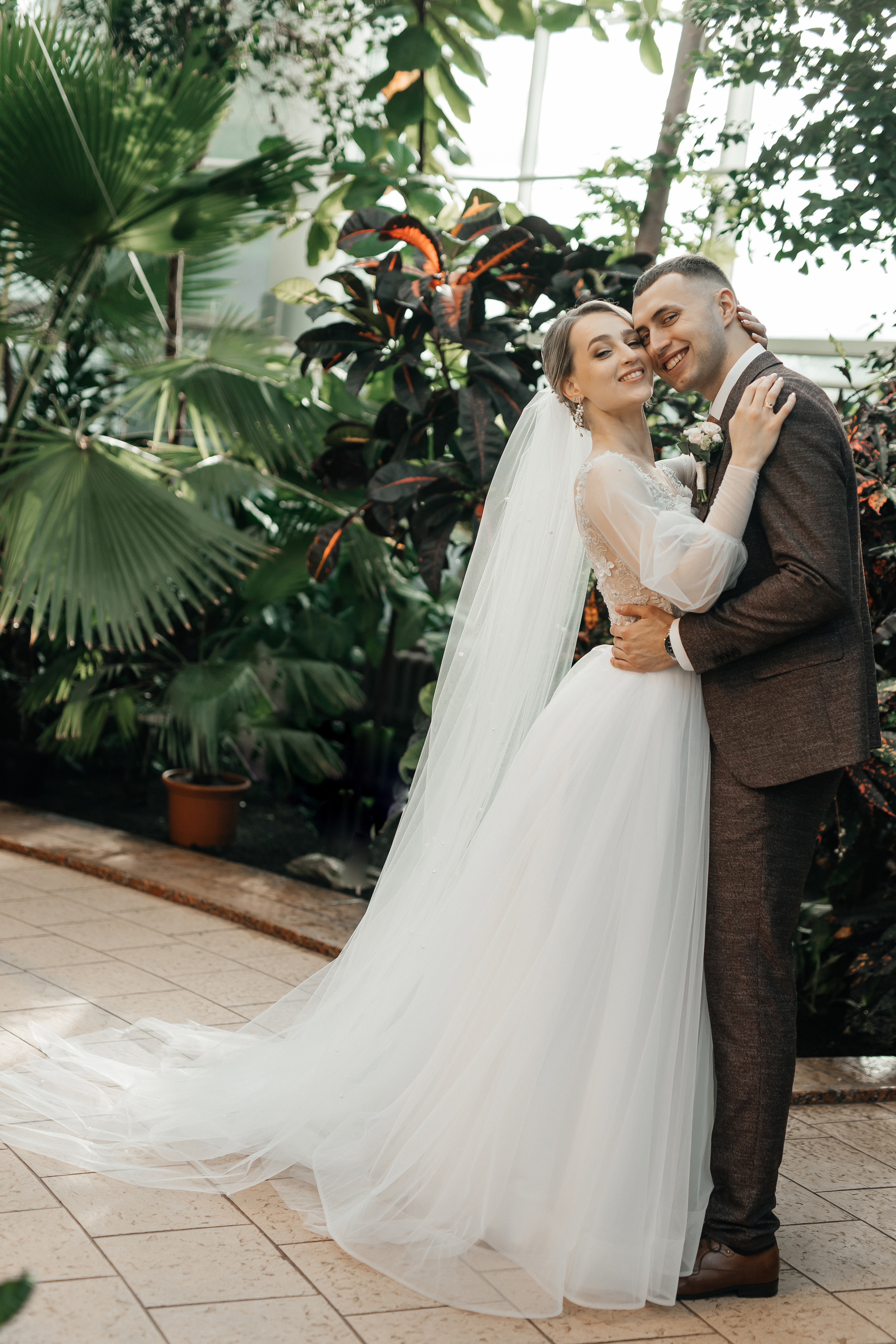 Зимняя сказка в оранжерее. Polovinka.Photo — Свадебный и семейный фотограф Минск