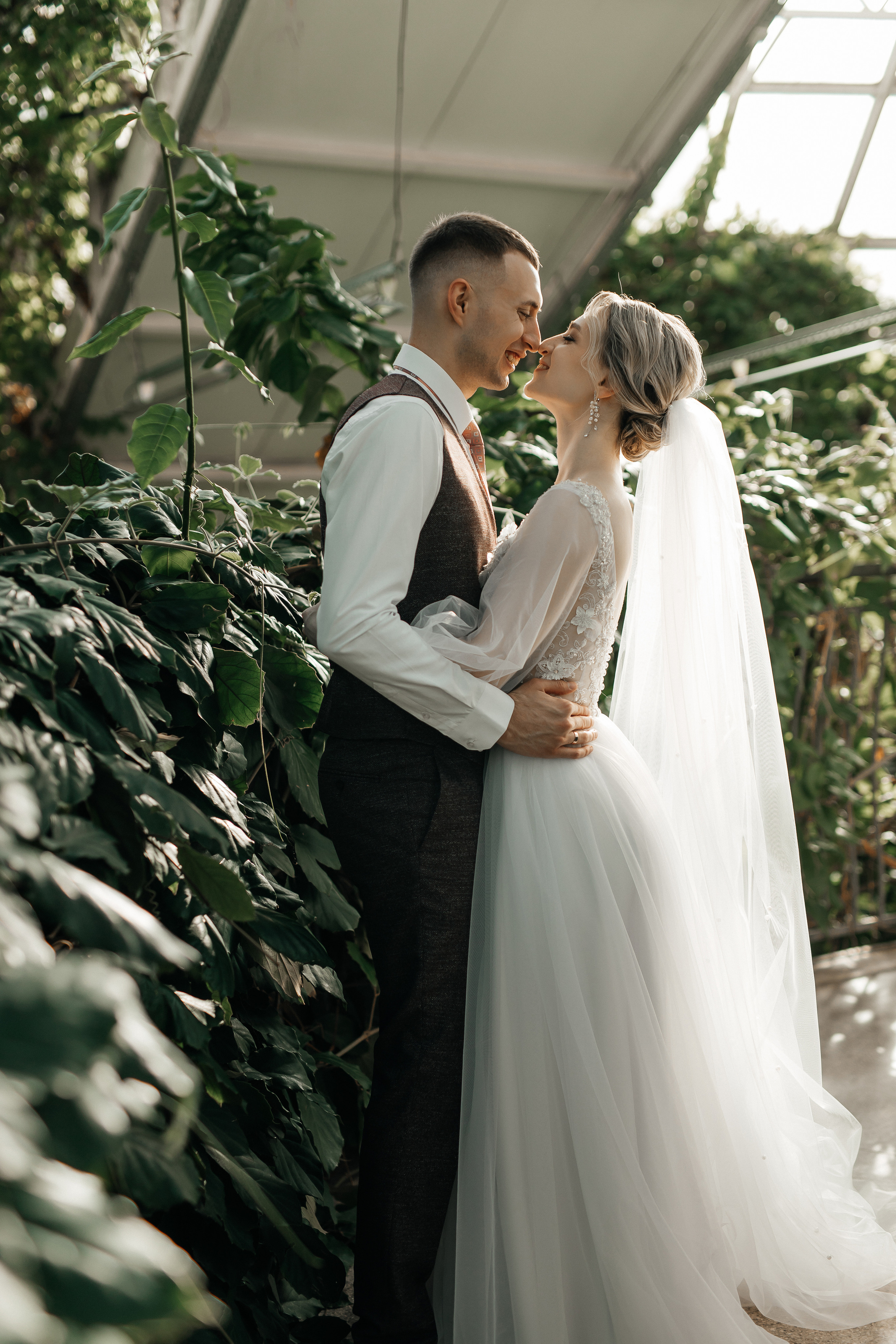 Зимняя сказка в оранжерее. Polovinka.Photo — Свадебный и семейный фотограф Минск