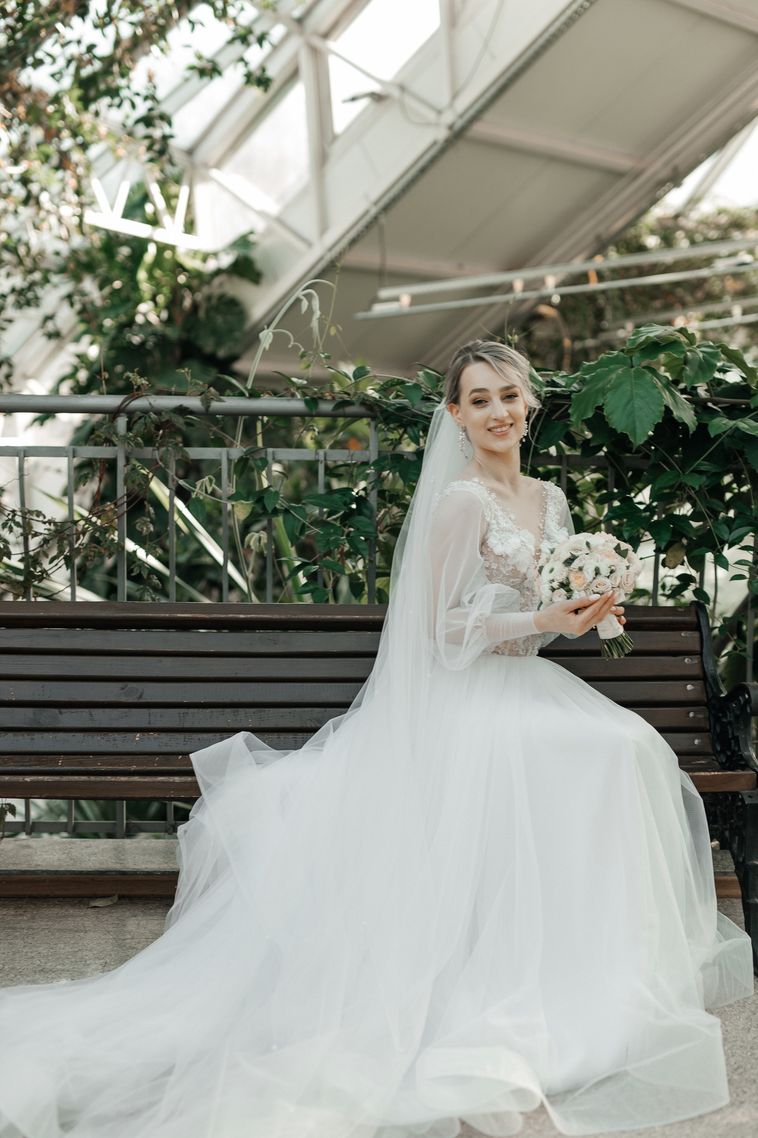 Зимняя сказка в оранжерее. Polovinka.Photo — Свадебный и семейный фотограф Минск