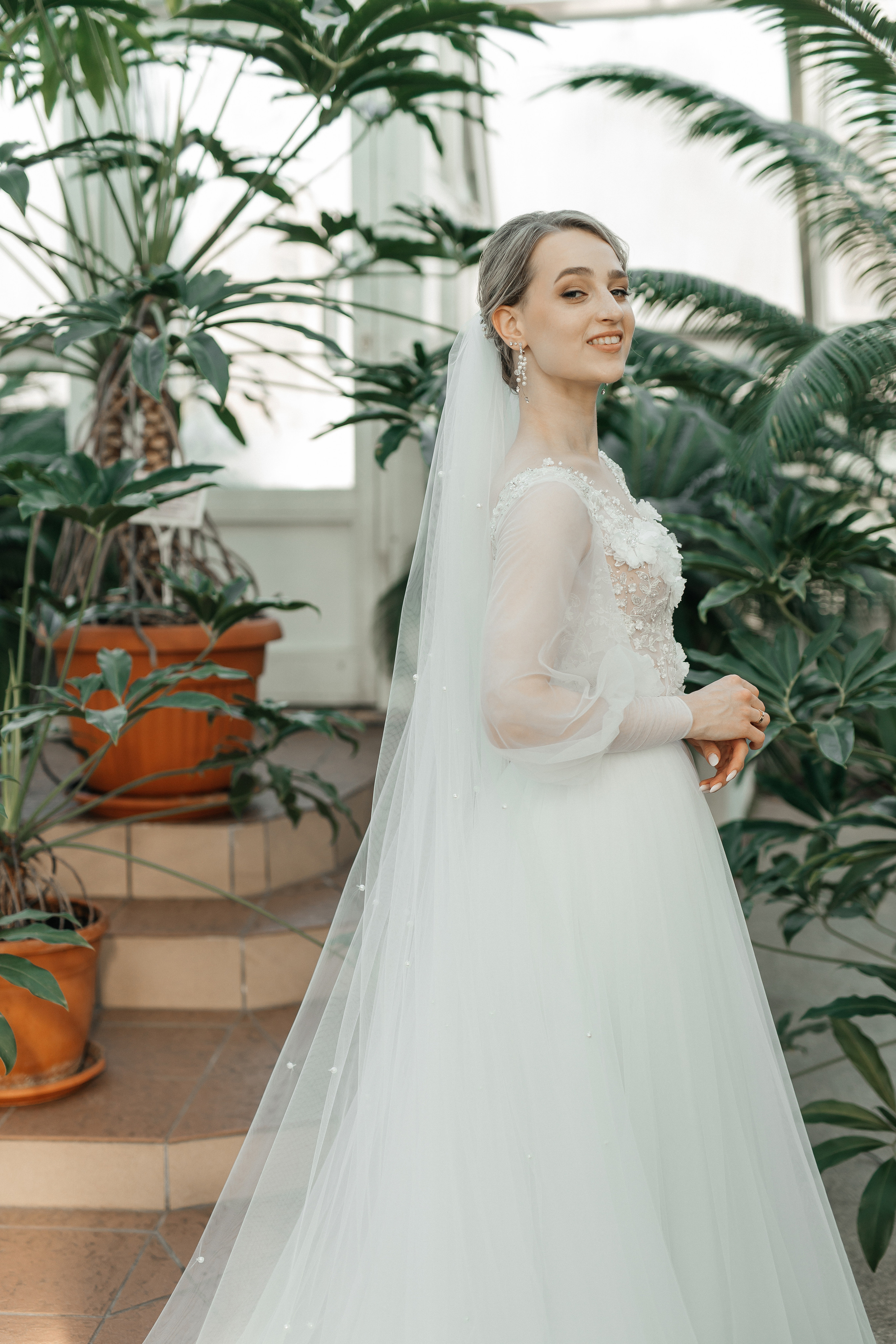 Зимняя сказка в оранжерее. Polovinka.Photo — Свадебный и семейный фотограф Минск