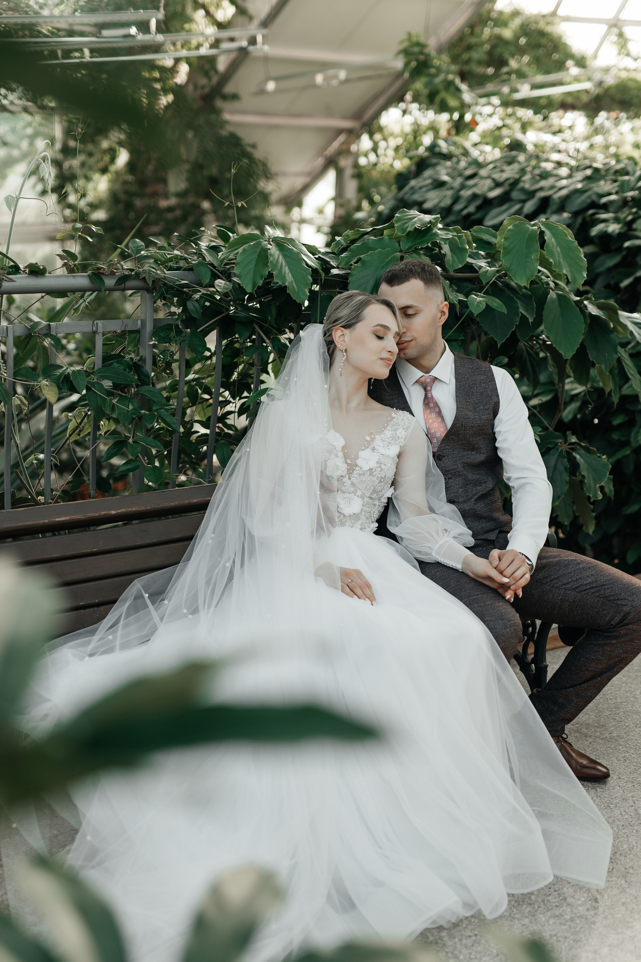 Зимняя сказка в оранжерее. Polovinka.Photo — Свадебный и семейный фотограф Минск