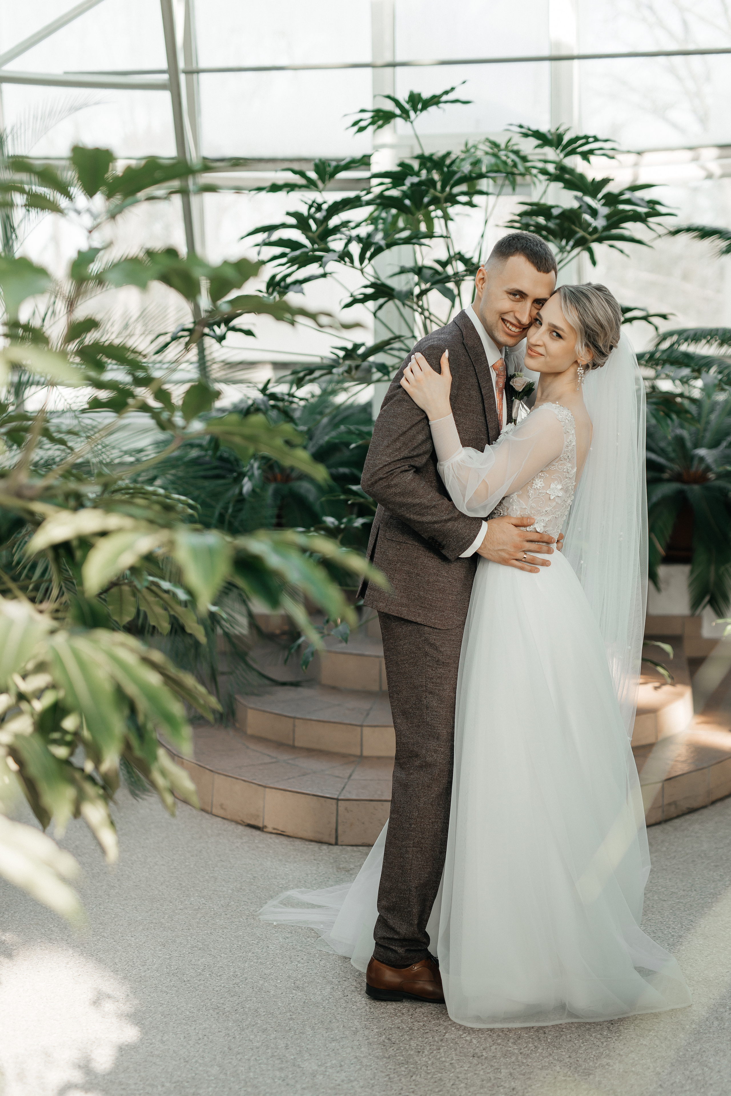 Зимняя сказка в оранжерее. Polovinka.Photo — Свадебный и семейный фотограф Минск