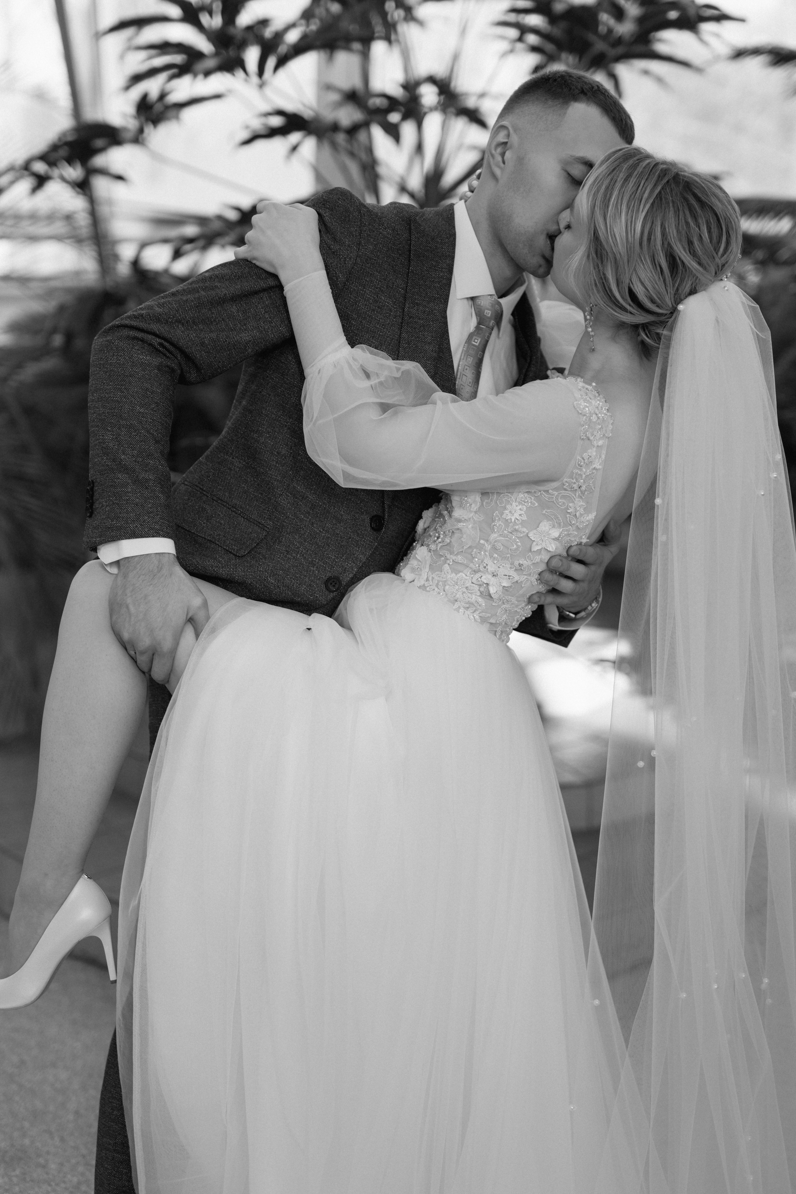 Зимняя сказка в оранжерее. Polovinka.Photo — Свадебный и семейный фотограф Минск