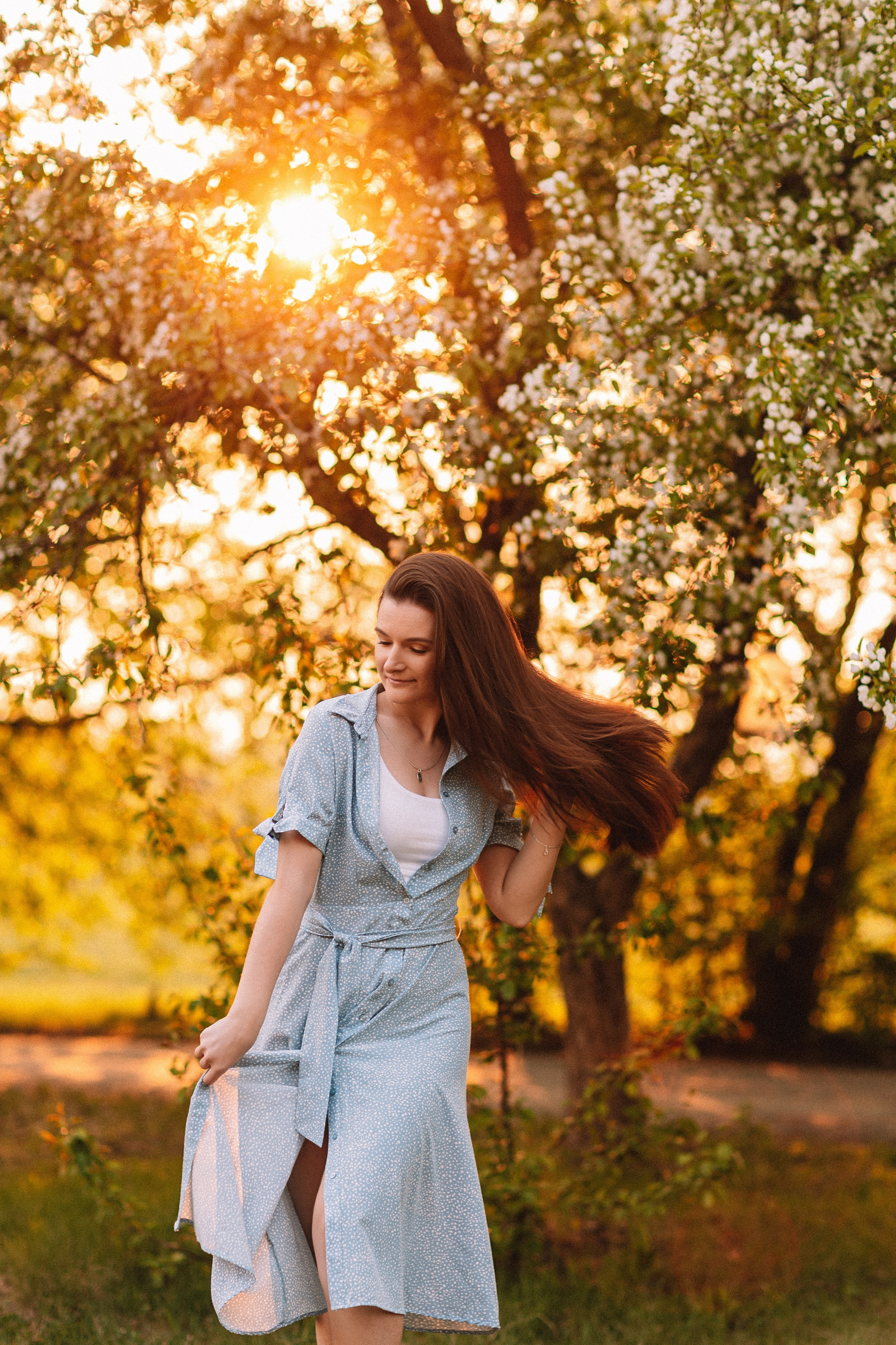 Яблони. Семейный фотограф Тюмень, фотограф на роды Салмина Мария