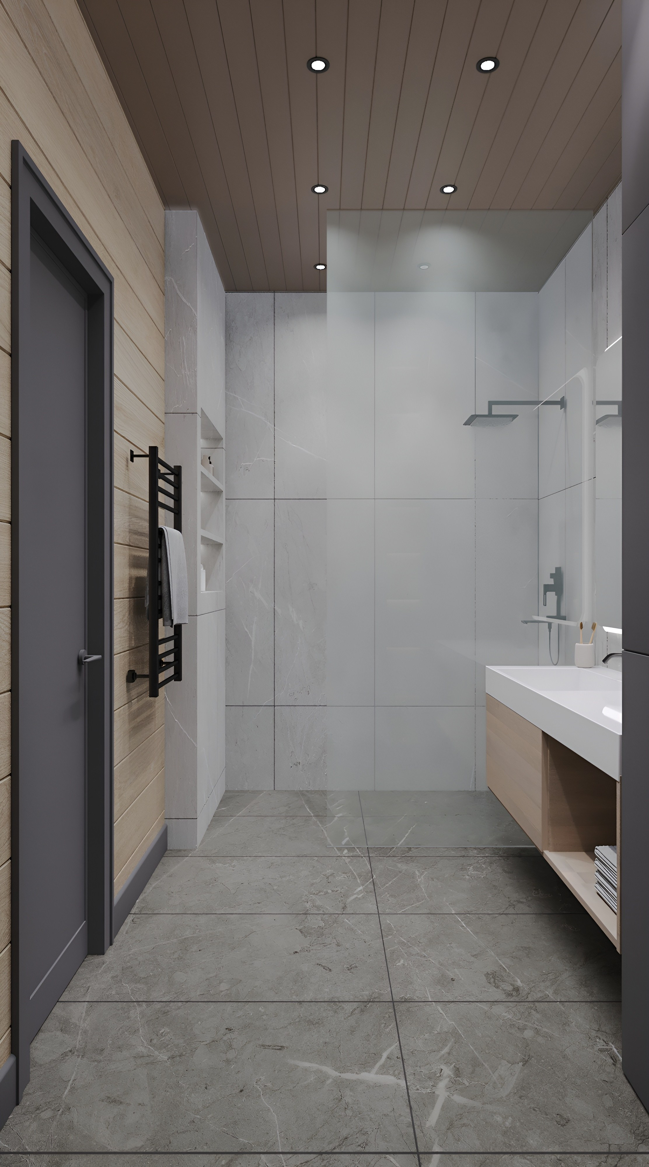 Сан узел. 3D Визуализация интерьеров жилых и коммерческих помещений