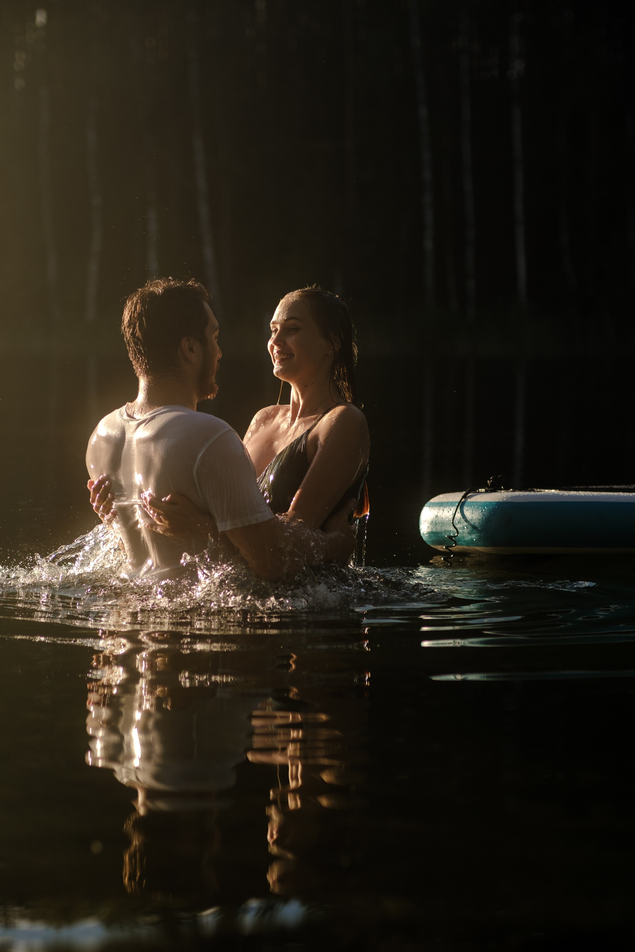 Петя и Лина, на сапах. Интерьерный фотограф и видеограф в Санкт-Петербурге Вадим Балбашевский