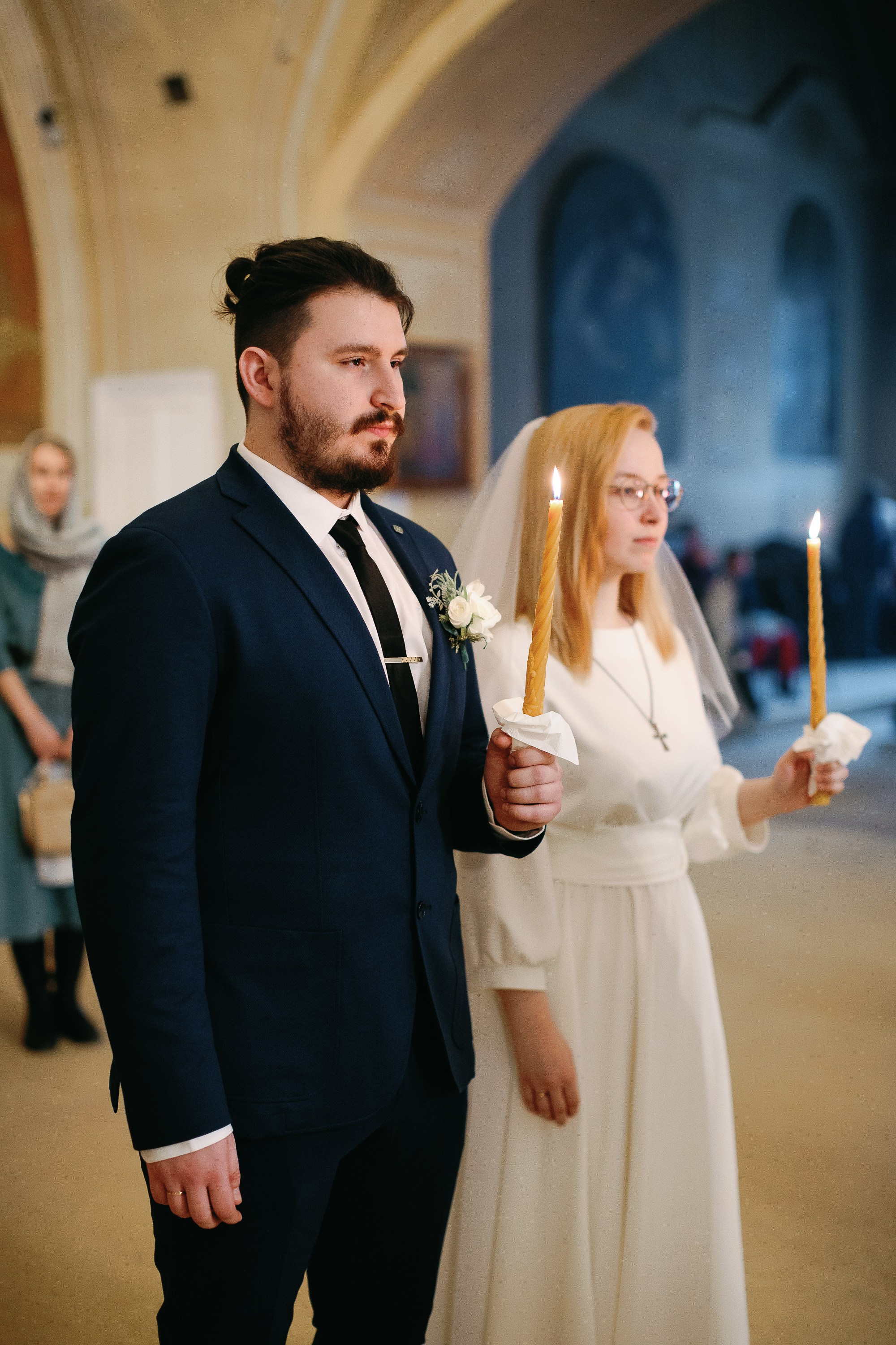 Венчание в храме свв. бесср. Космы и Дамиана в Шубине. Фотограф Арсений Юревич.