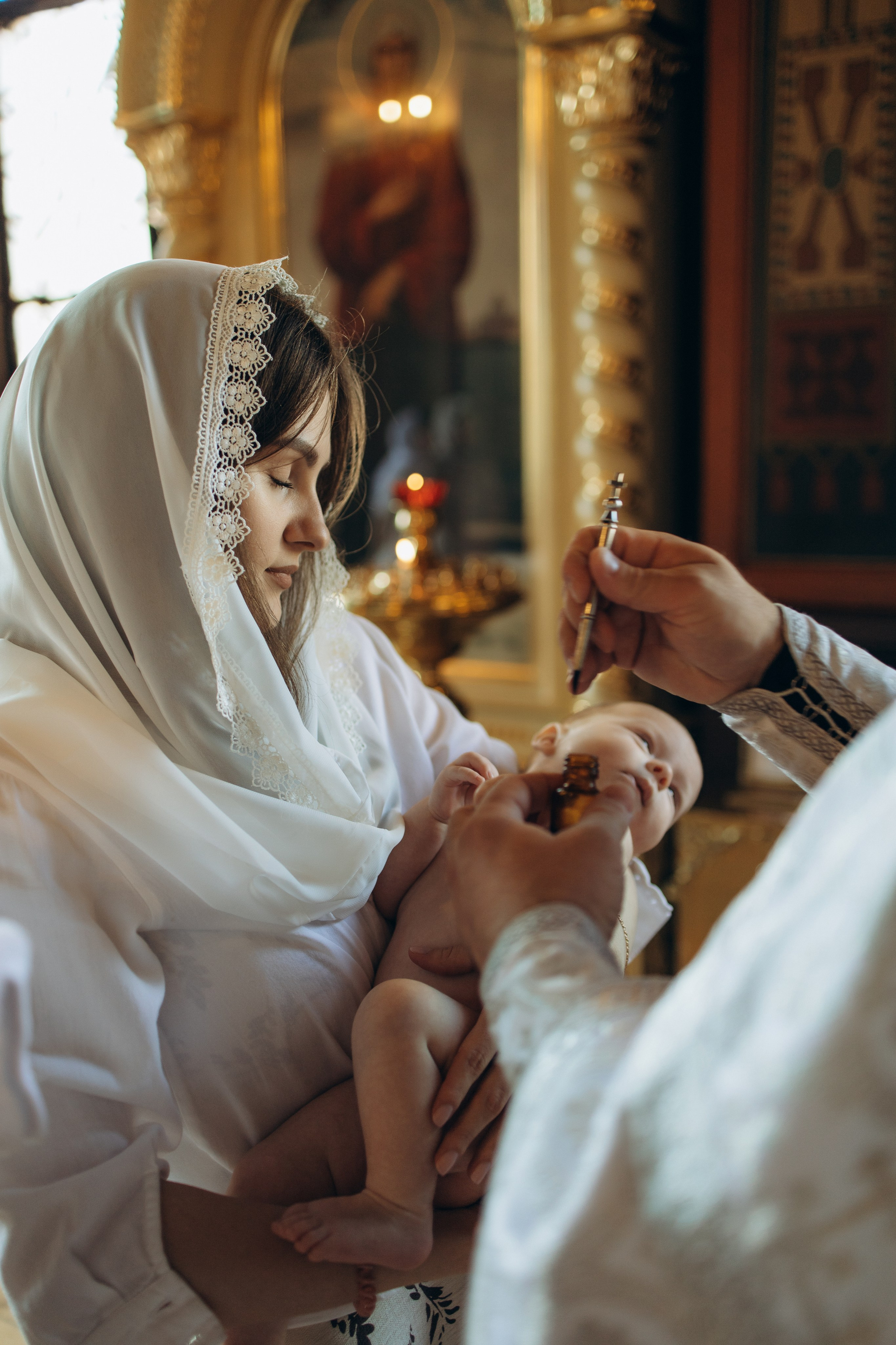 Крещение. Самый теплый фотограф в Краснодаре Рябоконь Ксения