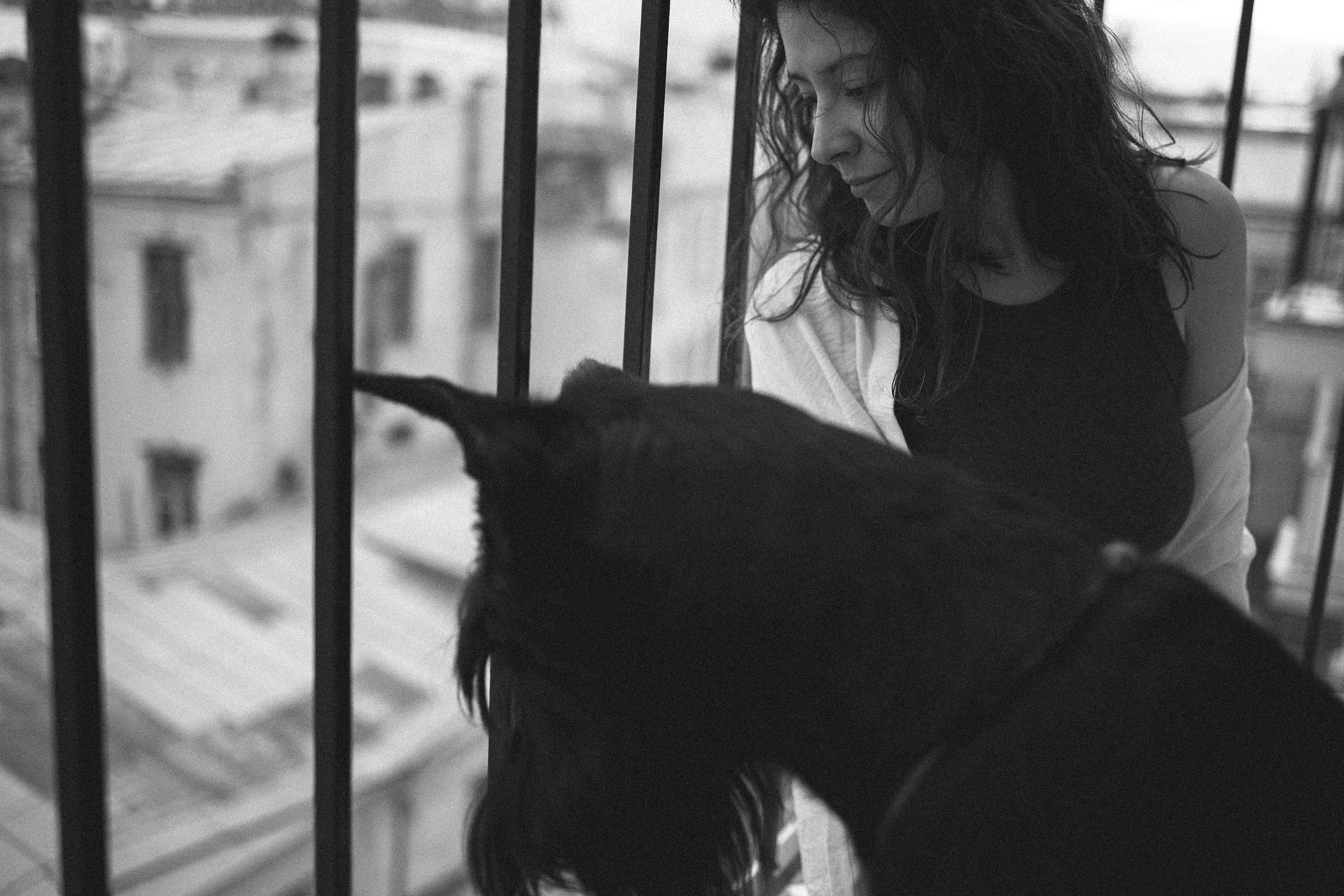 Умбра и Даша. Фотограф анималист Анастасия Пикей