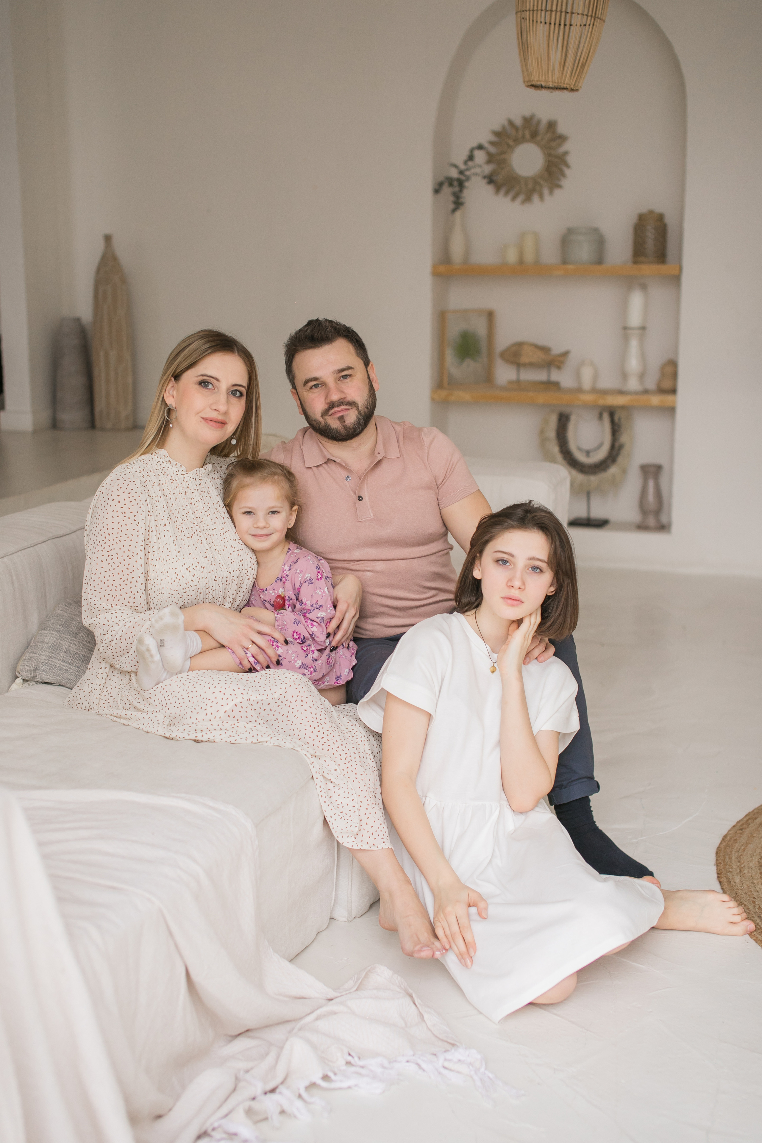 семейная фотосессия в студии