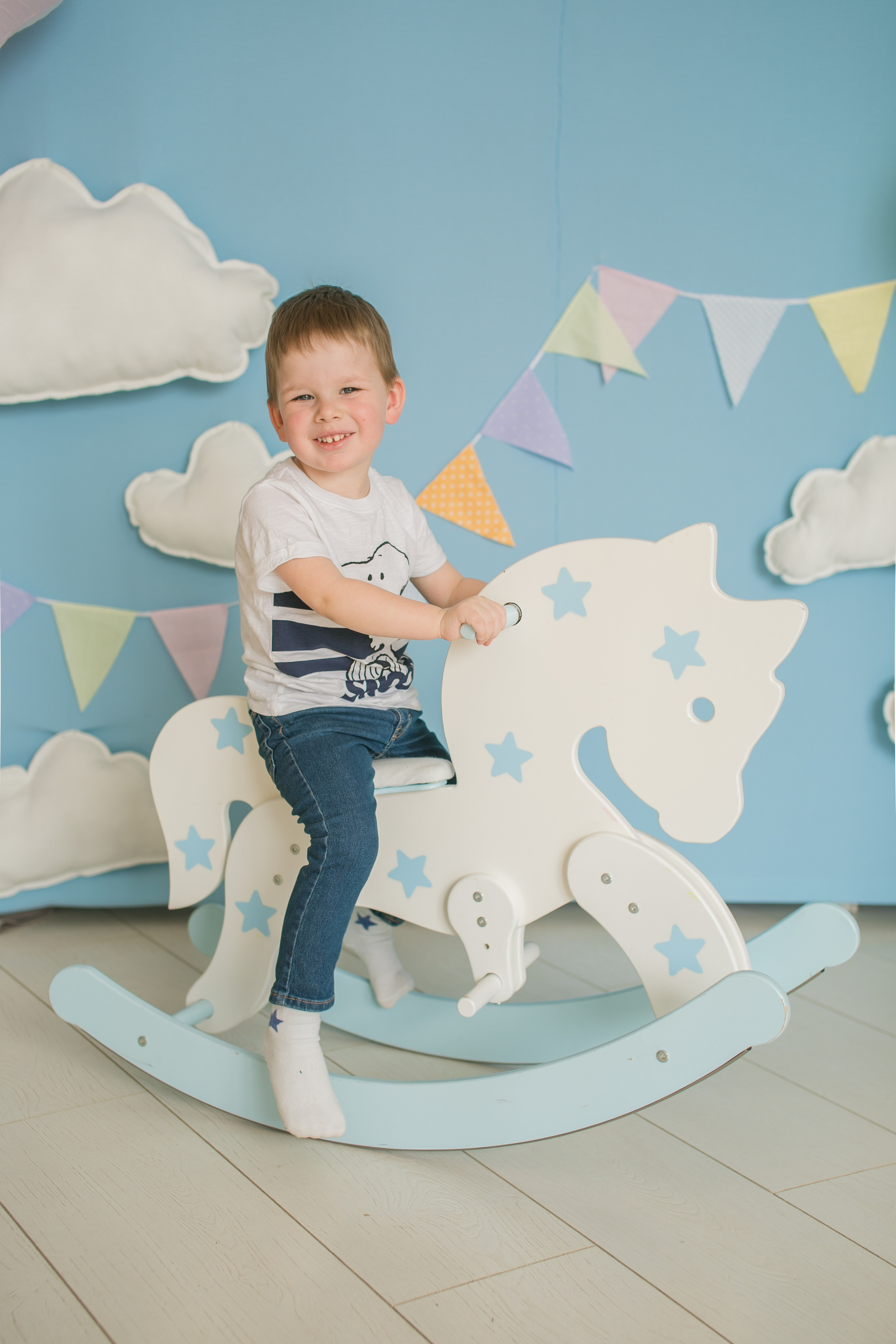 семейная фотосессия в студии с детьми