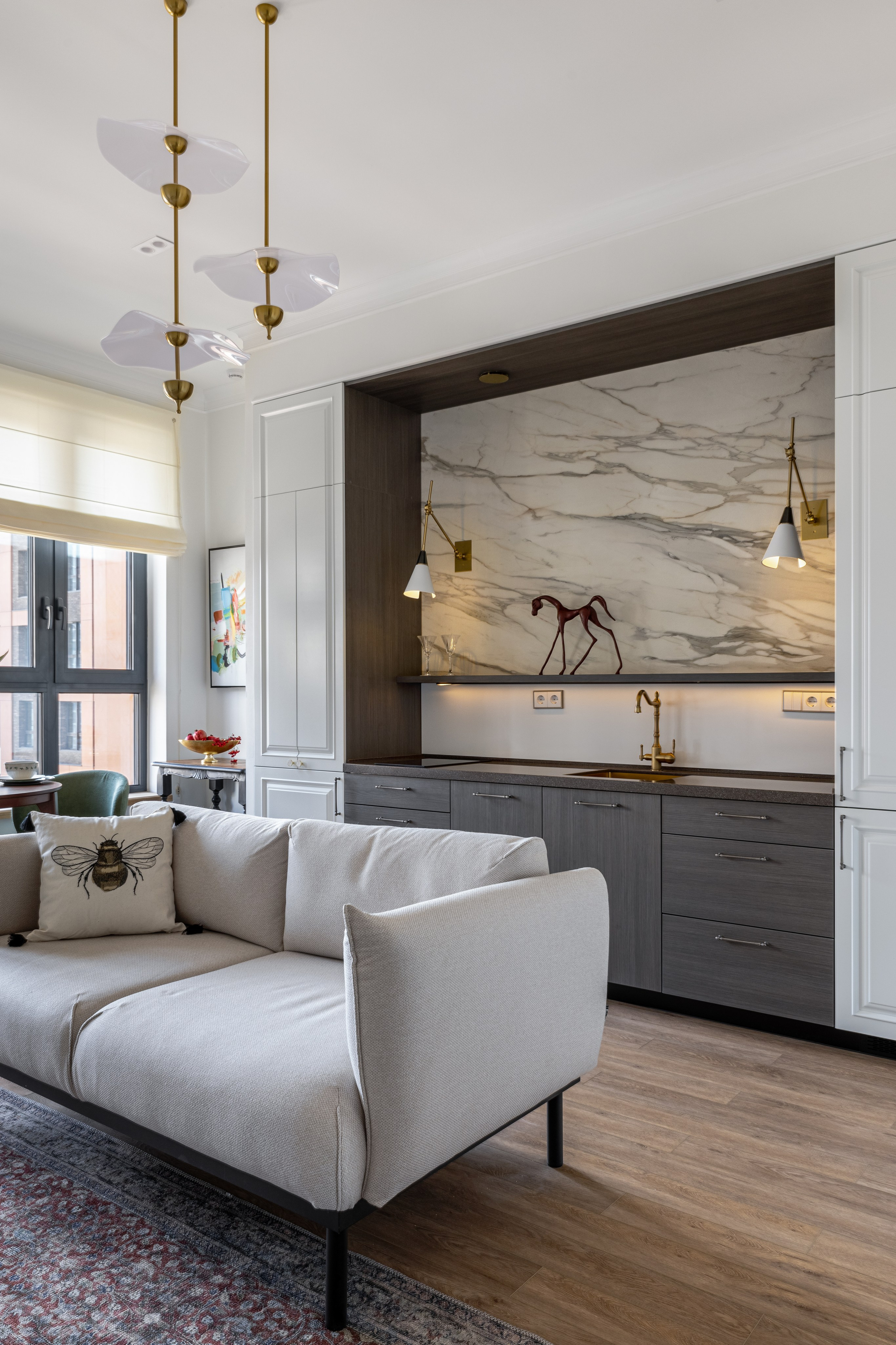 Фотосъемка для портфолио дизайнера в ЖК «Sidney City». Veselinskiy| Интерьерный фотограф | Москва