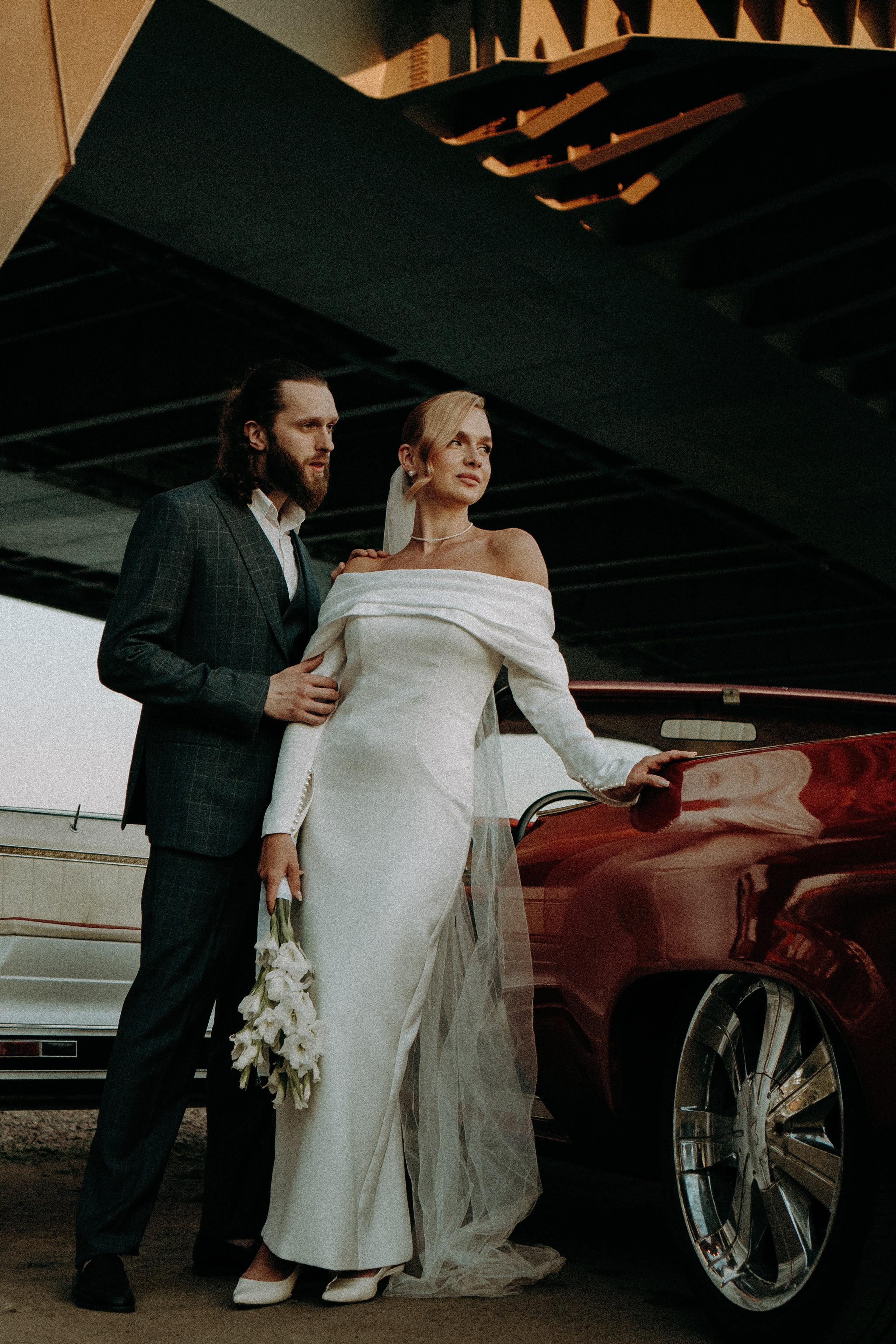 СВАДЕБНАЯ СЬЕМКА ВОЗЛЕ МСОТА БЕТАНКУРА НА КАБРИОЛЕТЕ. Профессиональный фотограф, Санкт-Петербург — Виктория Богомолова