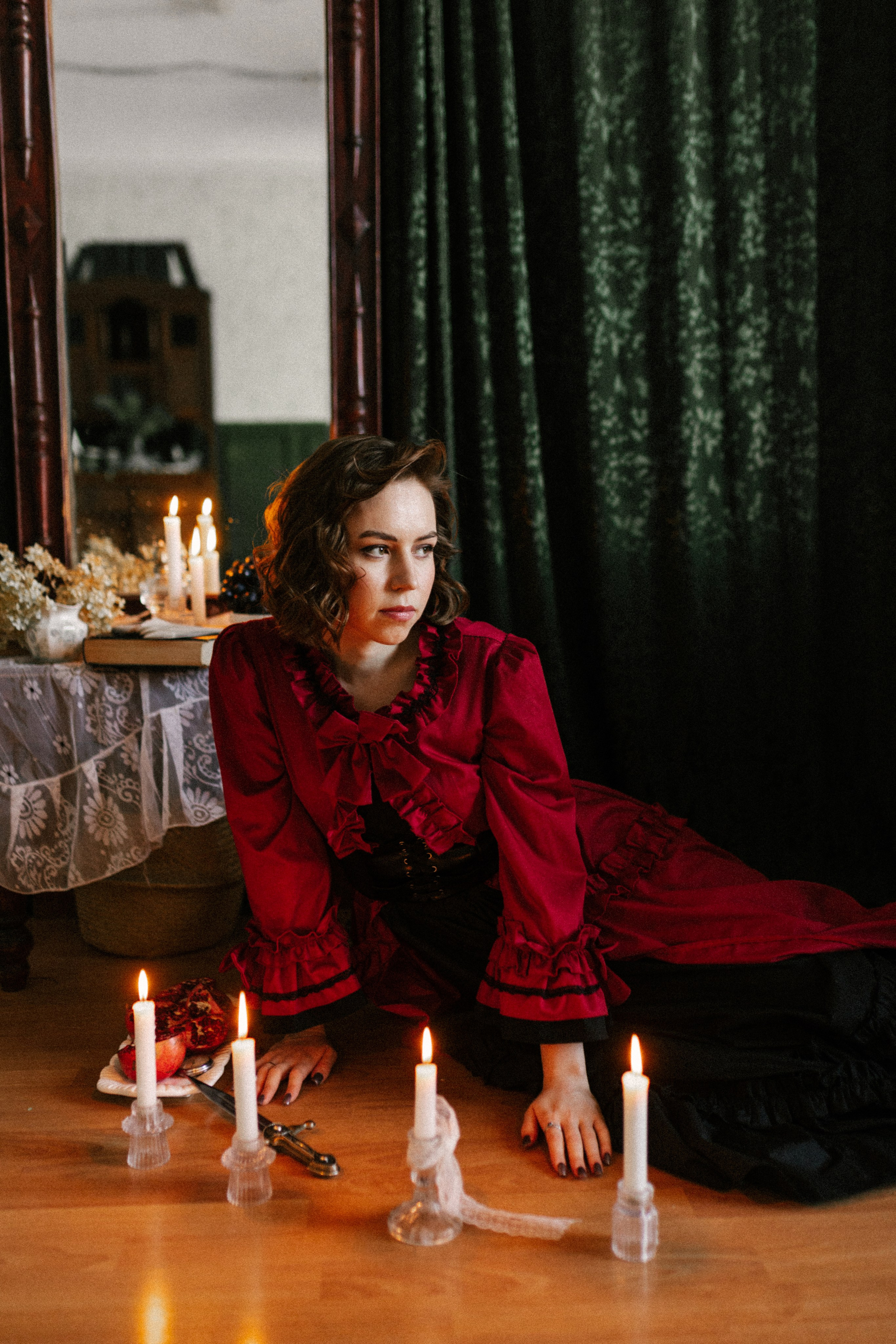 Красное-черное настроение. Свадебный и портретный фотограф — Мария Костина