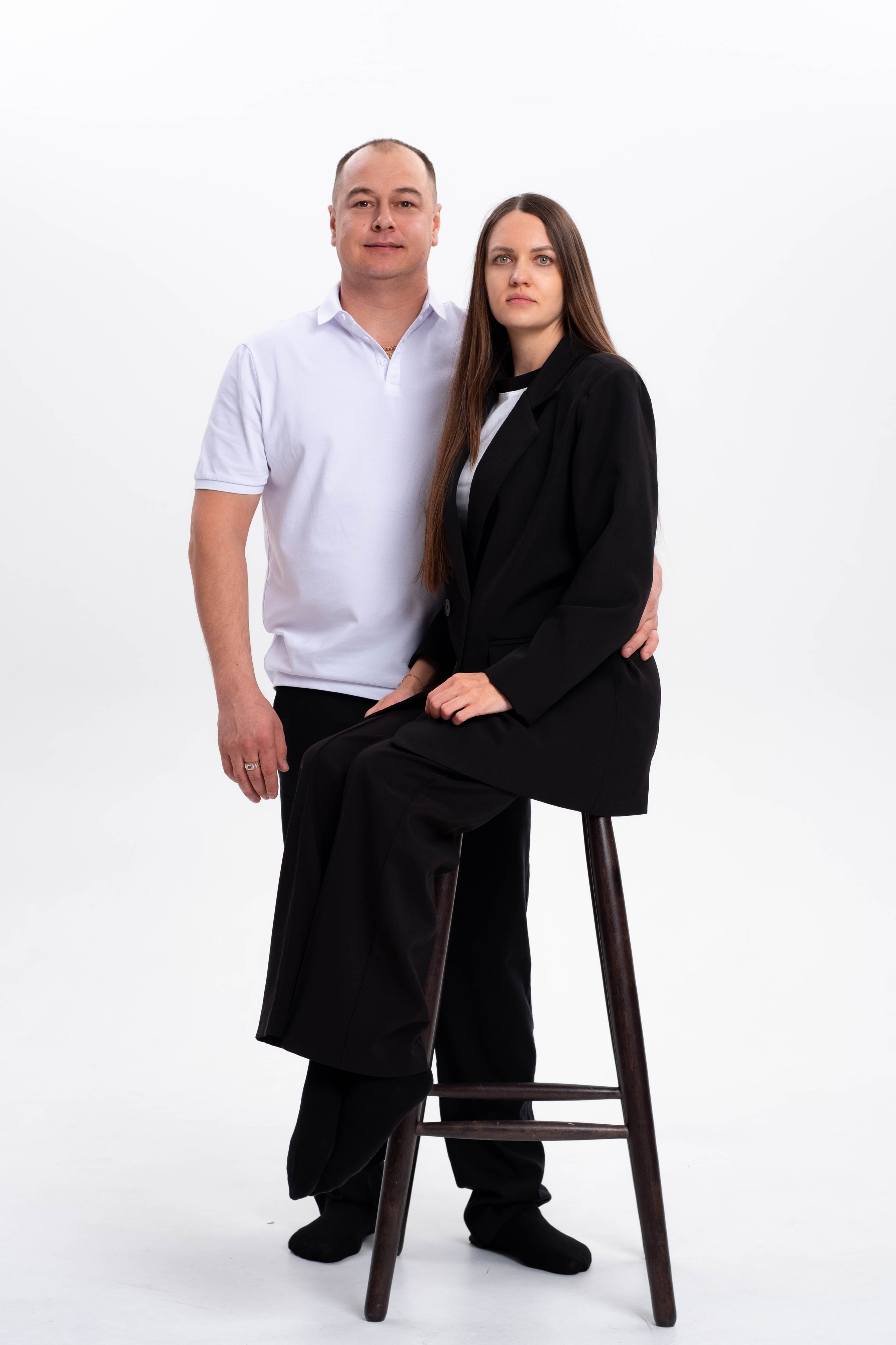 Семейная пара. Студийный, портретный, семейный фотограф Южно-Сахалинска Яна Радаева