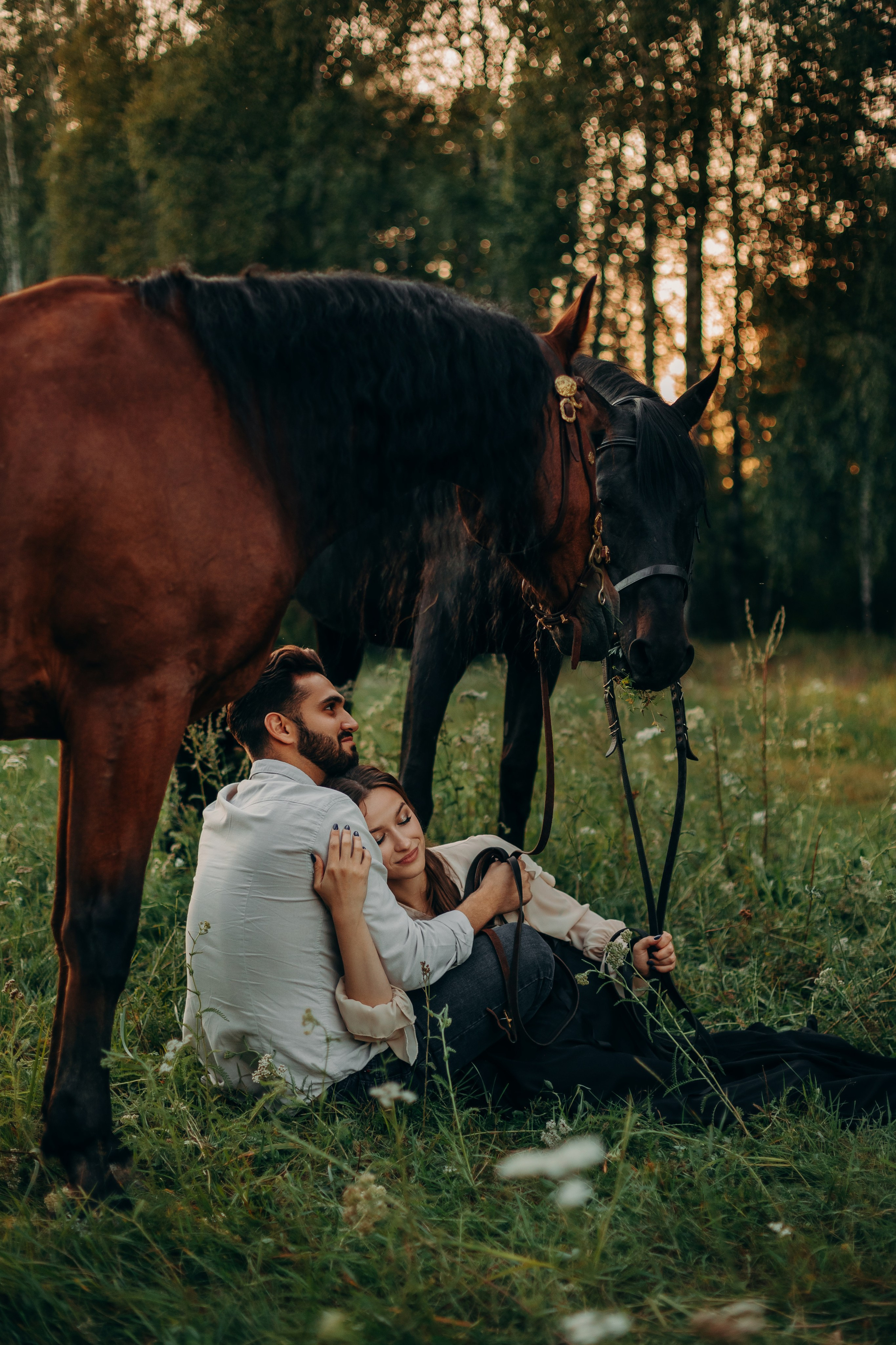 Саша&Настя. Анна Молчанова конный фотограф в Тюмени | фотосессии с лошадьми Тюмень