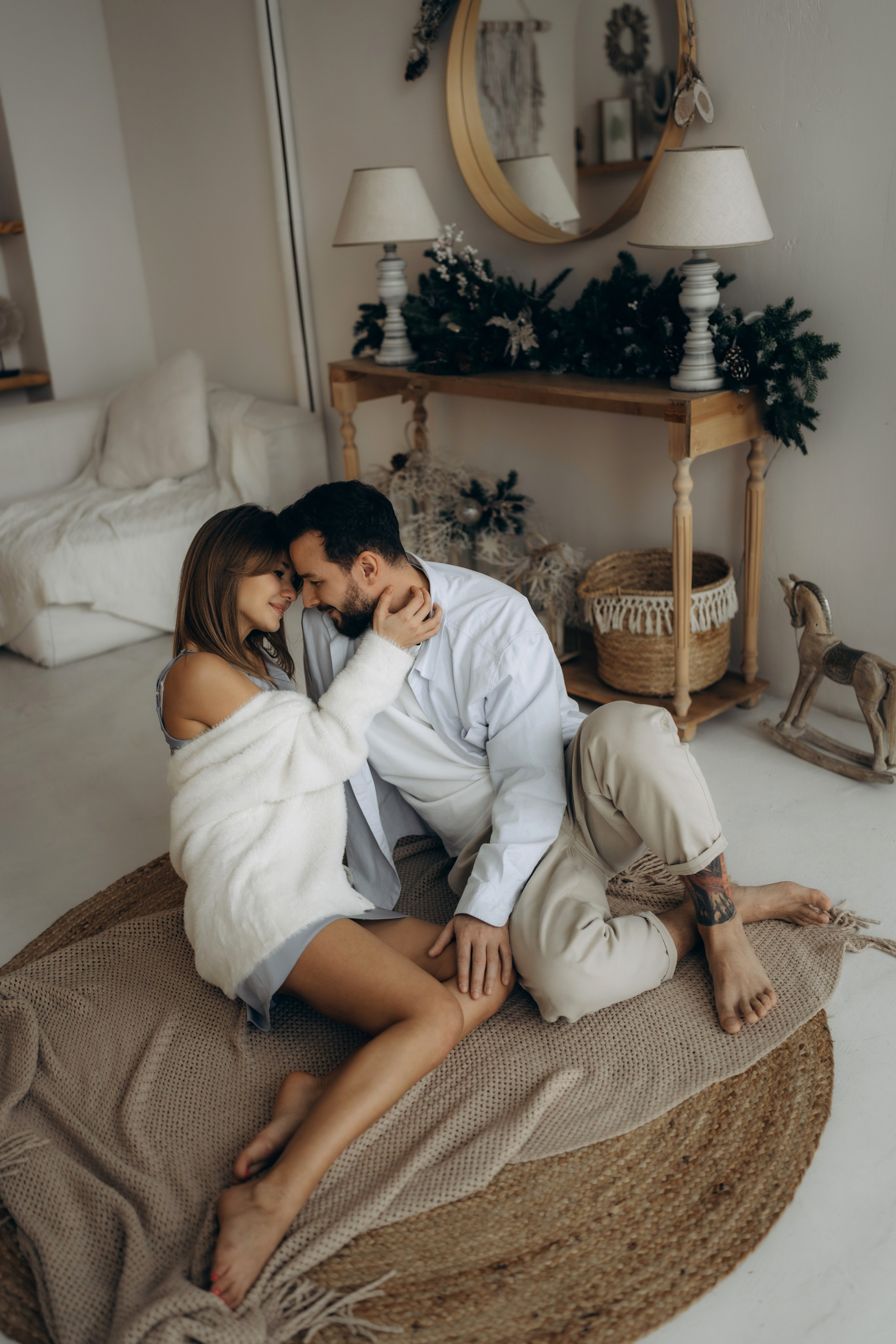 Новогодняя. Семейный фотограф Москва. Фотограф беременности и материнства Москва