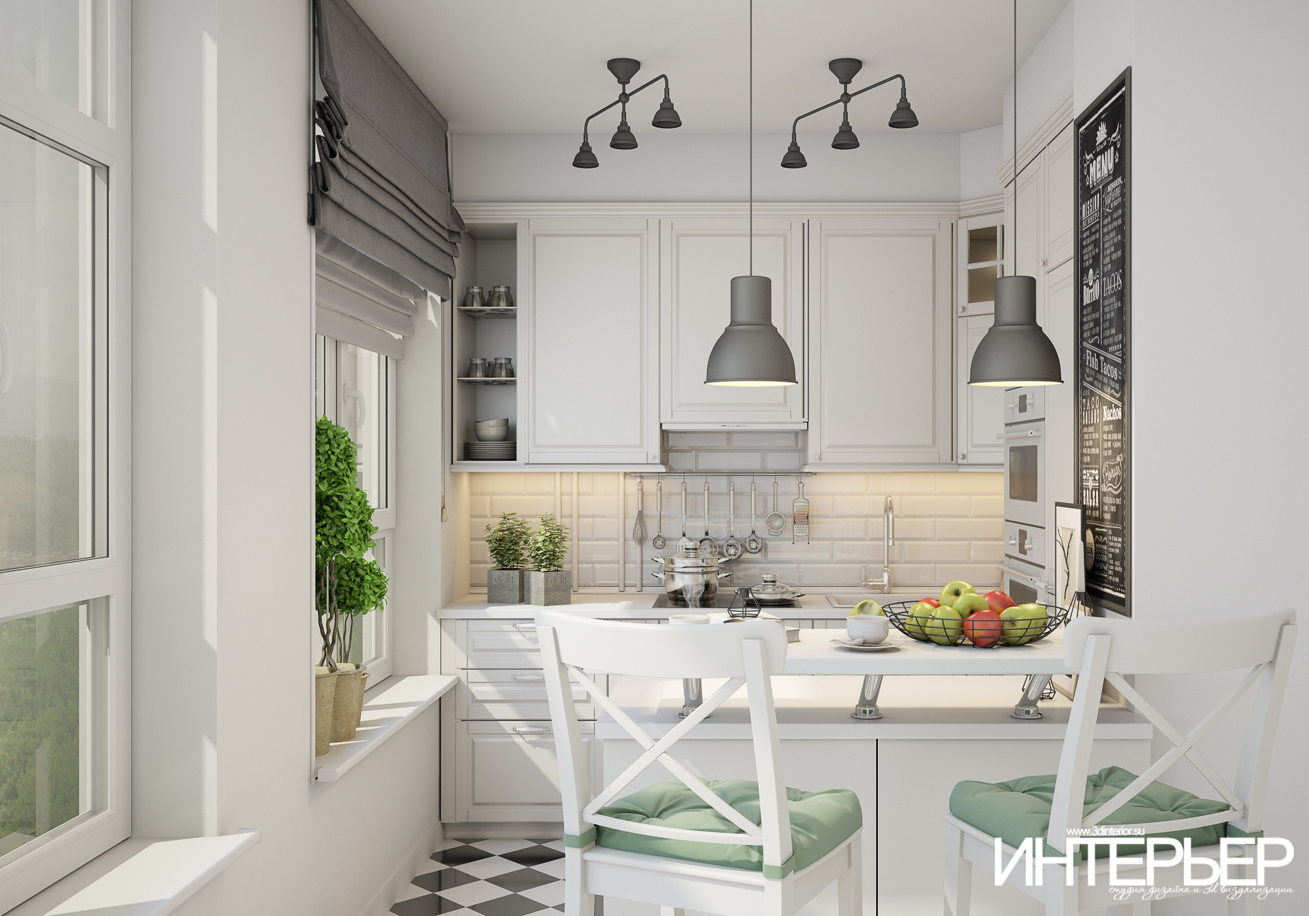 Портфолио. Дизайн интерьера, 3D визуализация и 3D моделирование. Создание проектов и чертежей. КМВ: Кисловодск, Пятигорск, Ессентуки и удаленно