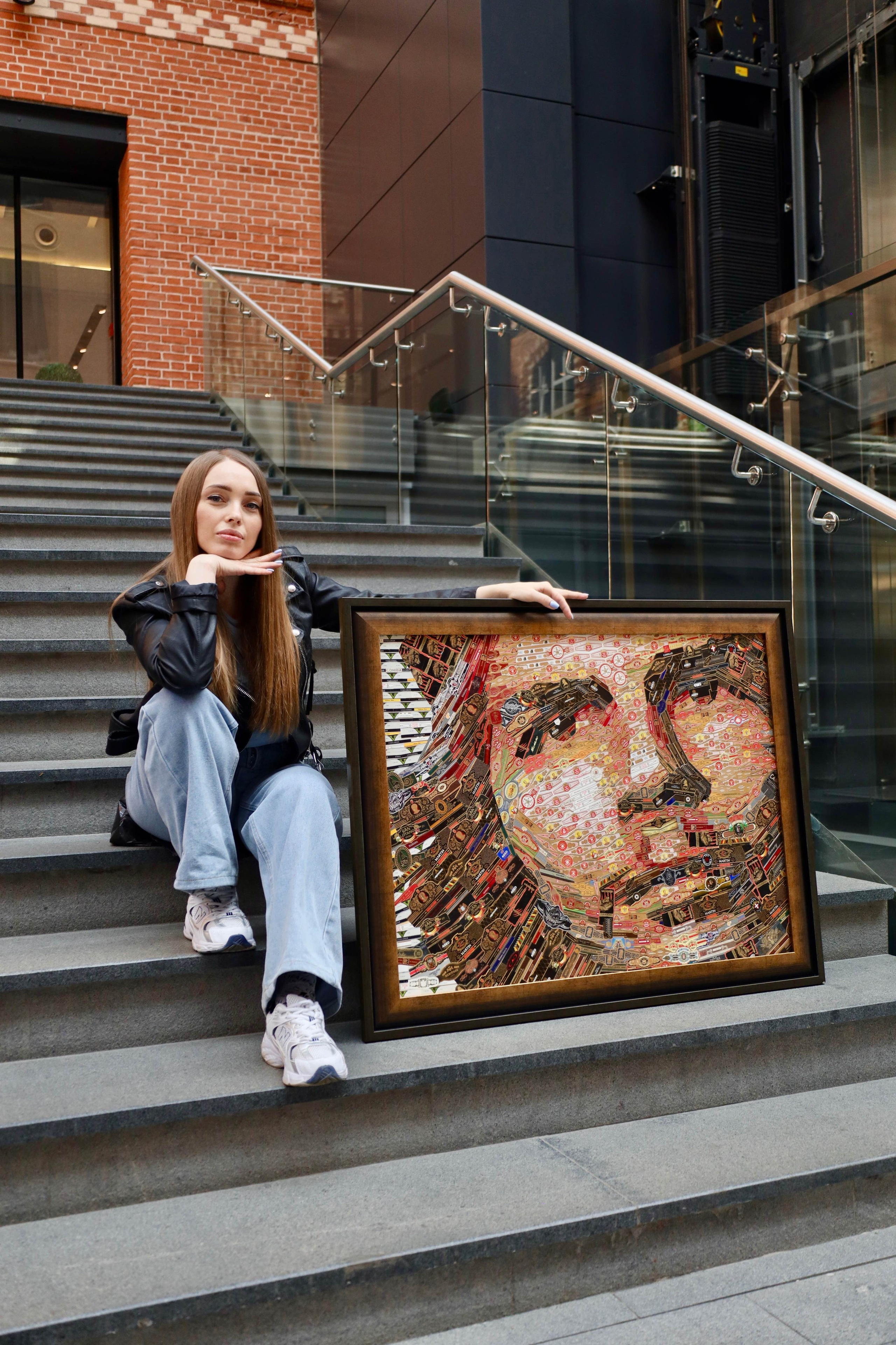 Съемка картин из сигарных бантов 23|04|24. Проектный фотограф Анна Мирош