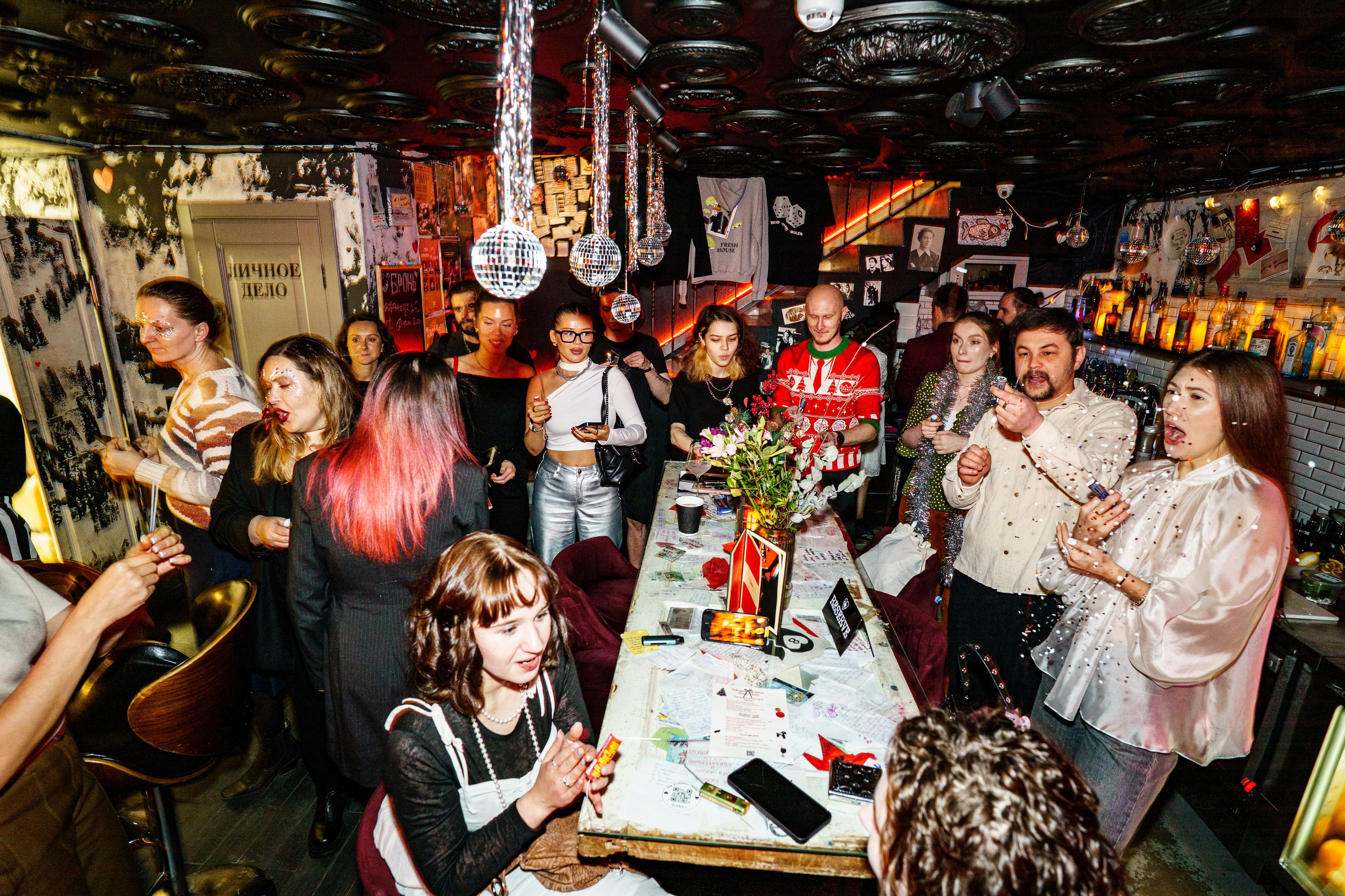 Репетиция Нового года в Баре Разбитых сердец. Концертный и репортажный фотограф в Санкт-Петербурге Слава Пахомов