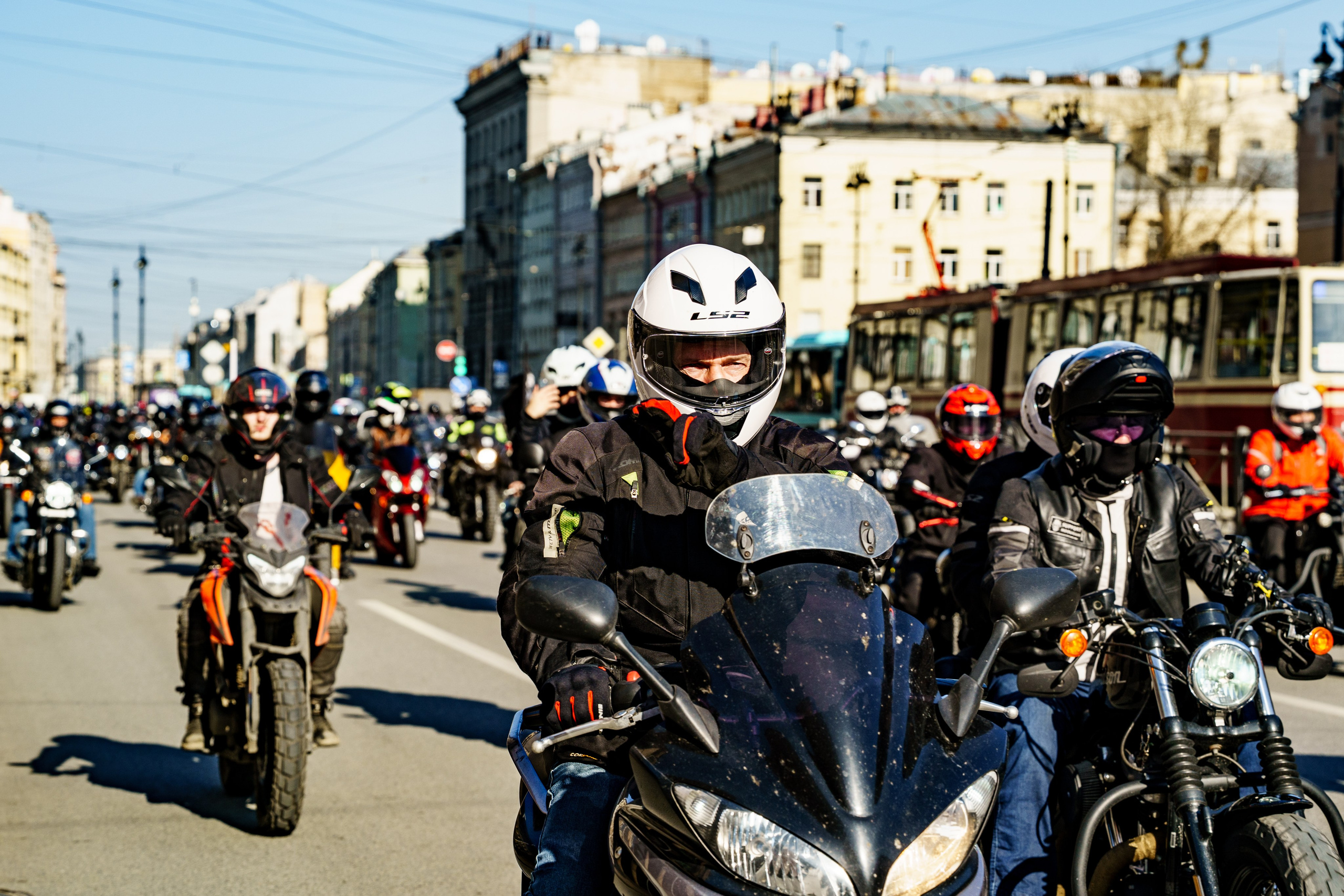 Прохват мотоклуба Norman Riders ч.1. Концертный и репортажный фотограф в Санкт-Петербурге Слава Пахомов