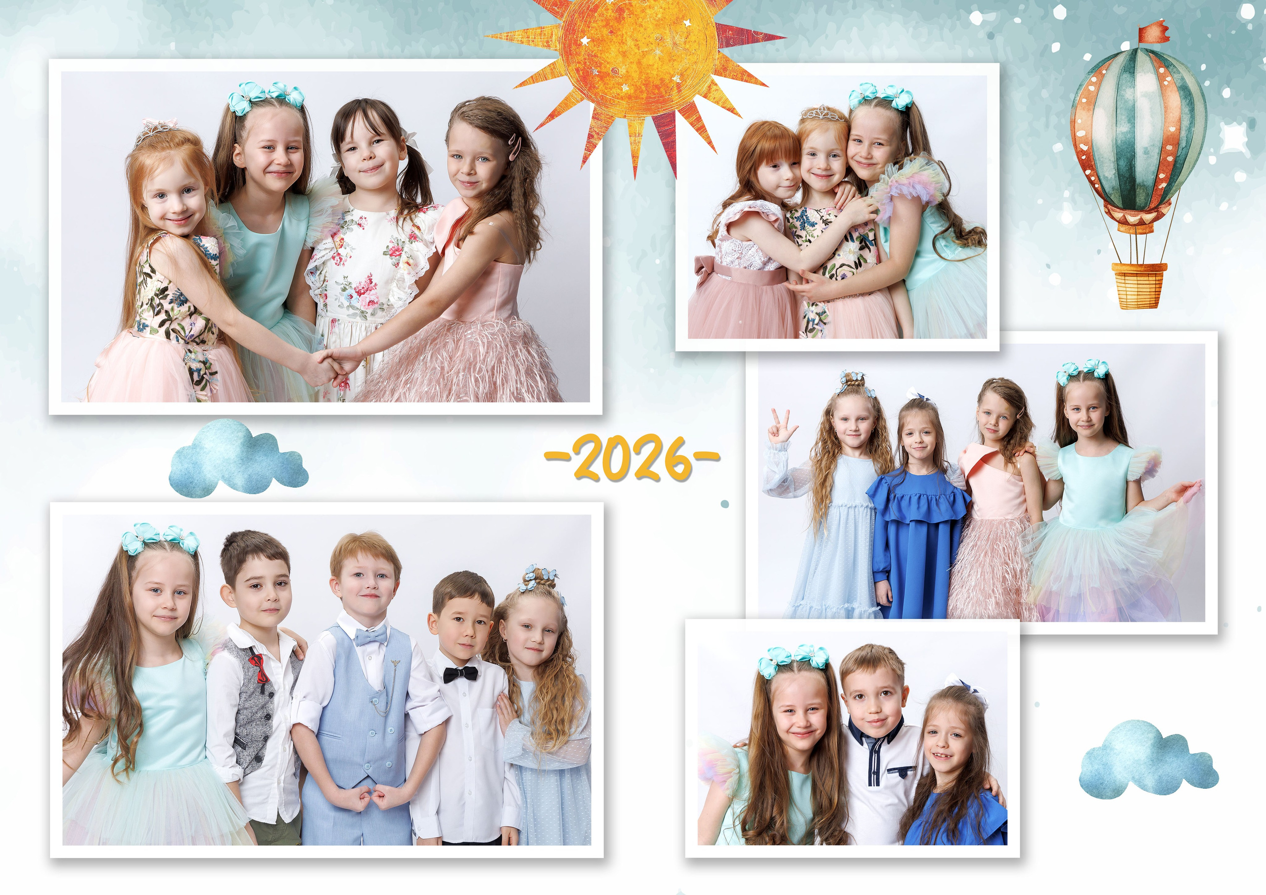 Выпускные альбомы для детского сада. Фотостудия «Стрекоза»