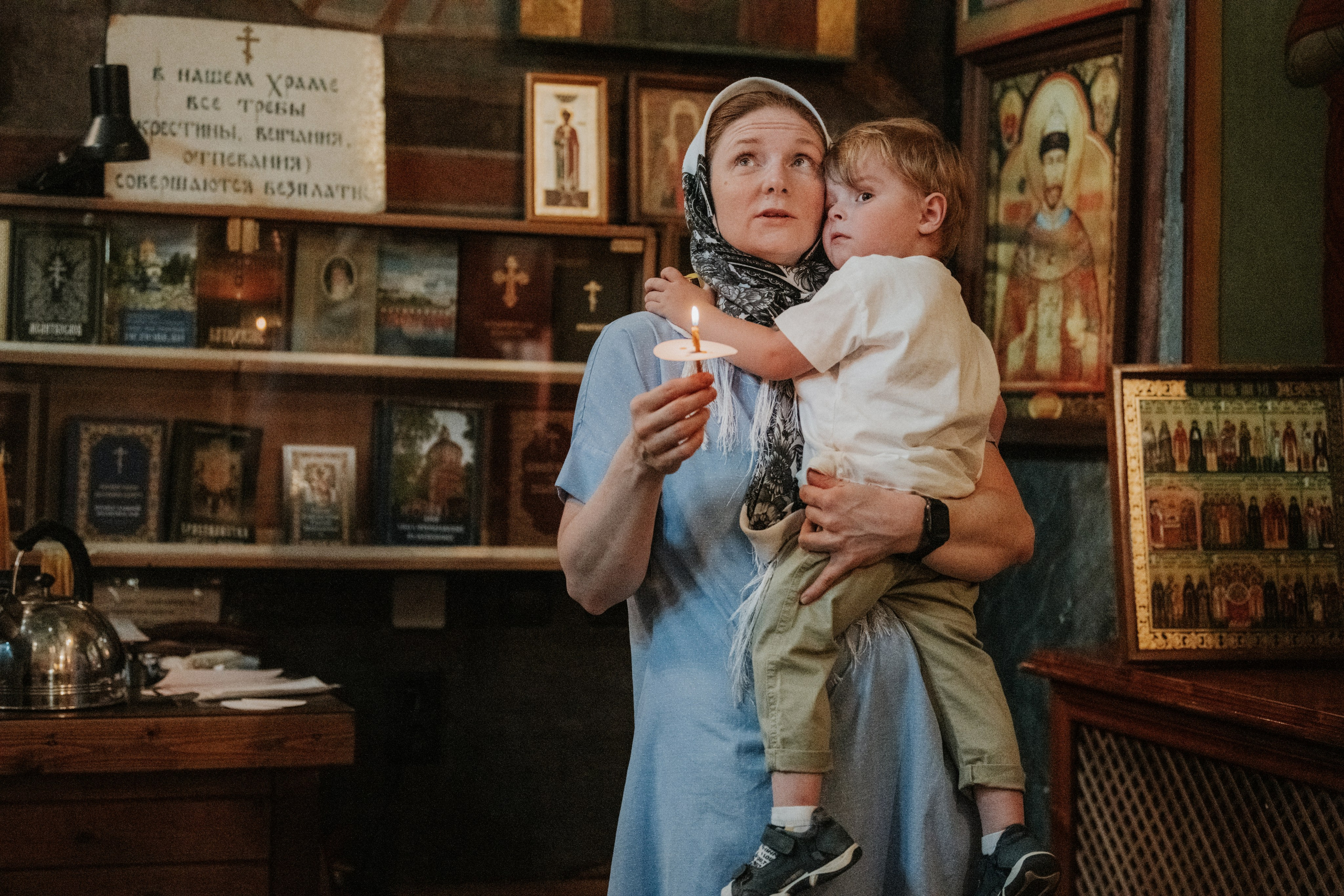 Фотосессия на крещение. Семейный фотограф в Москве Полина Ситникова