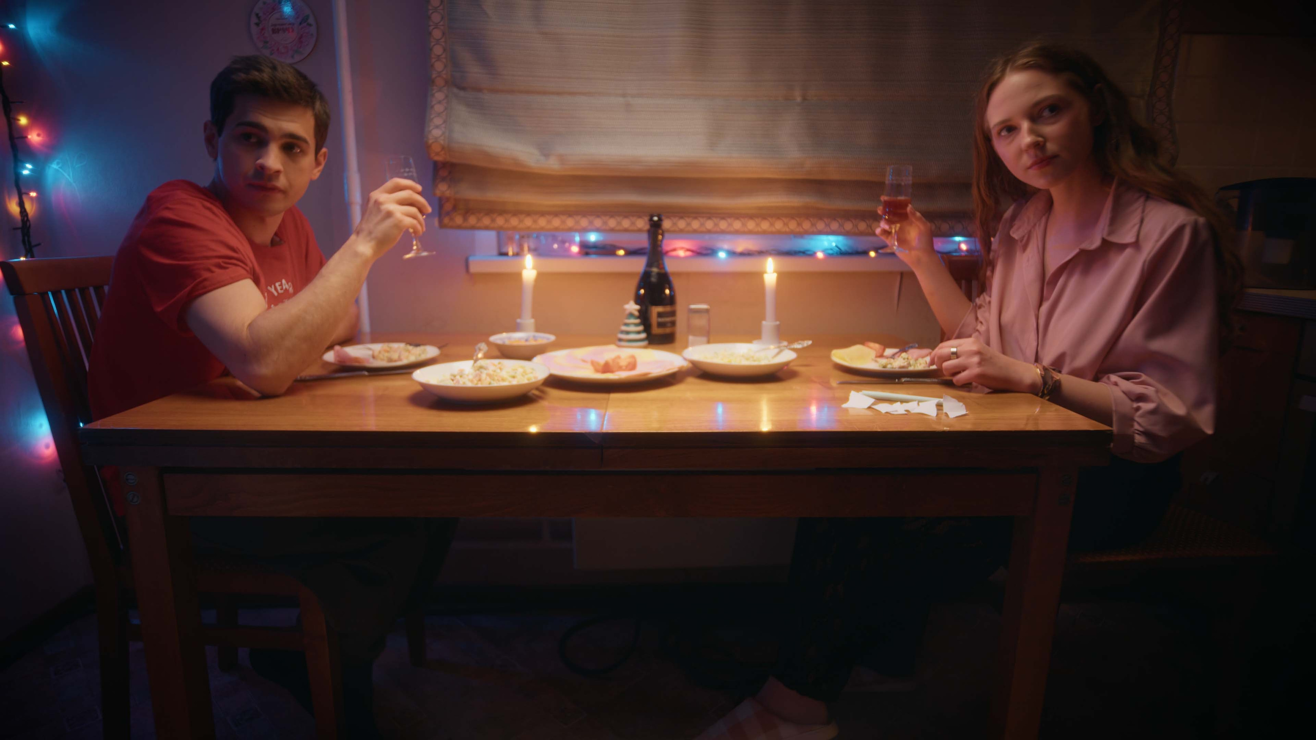 Новогодняя история. Цветокоррекция видео