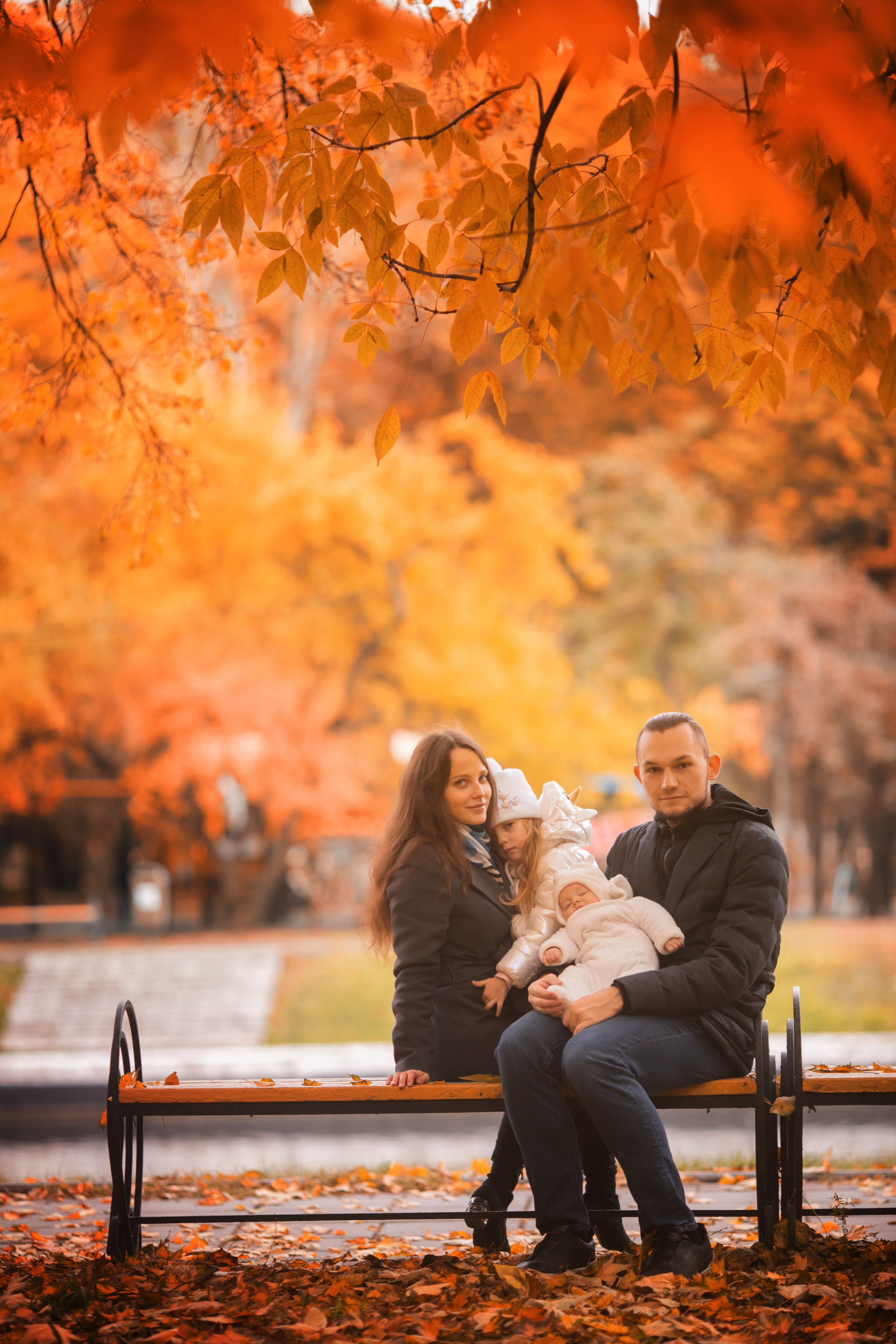 Осенняя семейная фотосессия. צלם ואמן ילדים ומשפחה