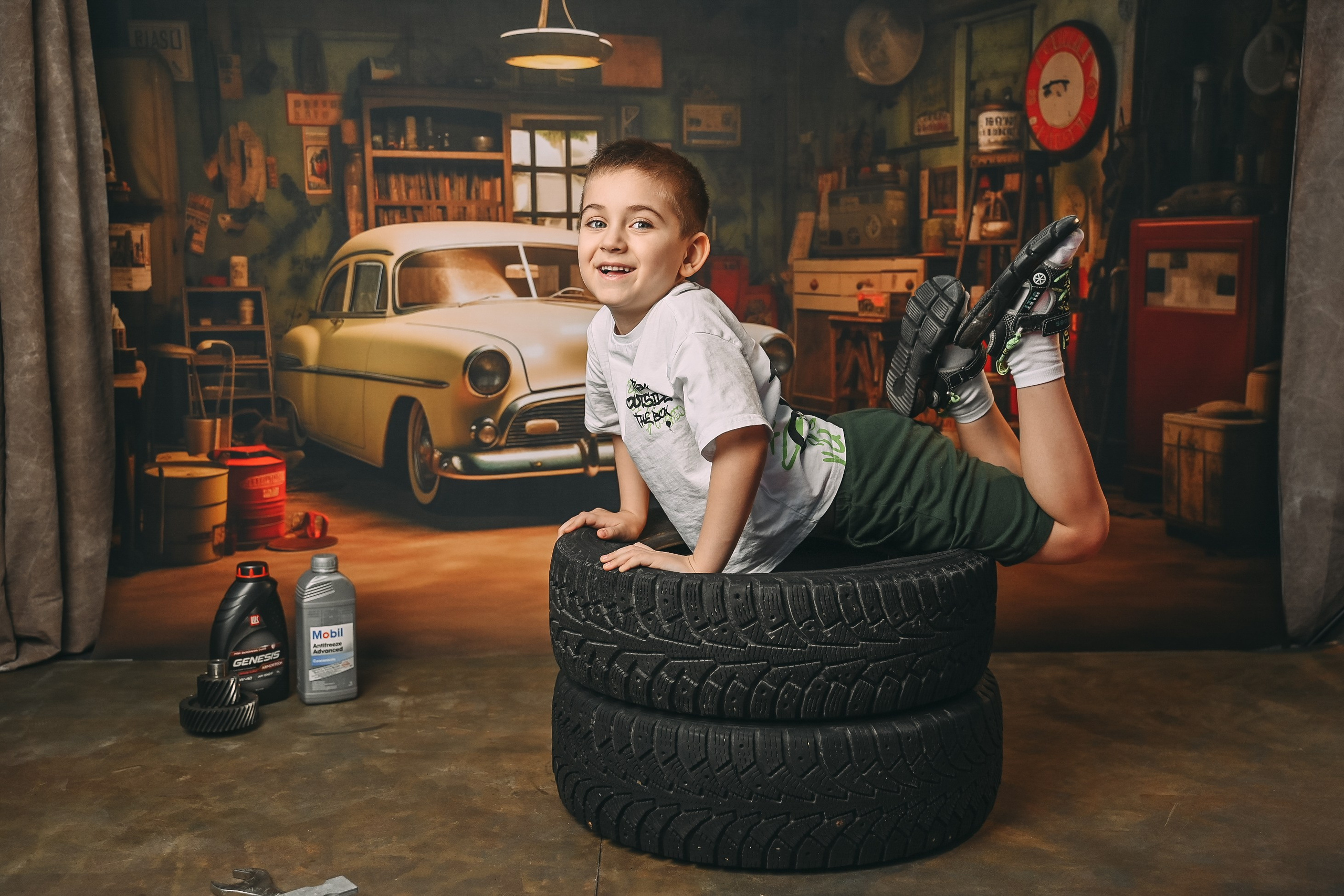 Гараж. Детский и семейный фотограф